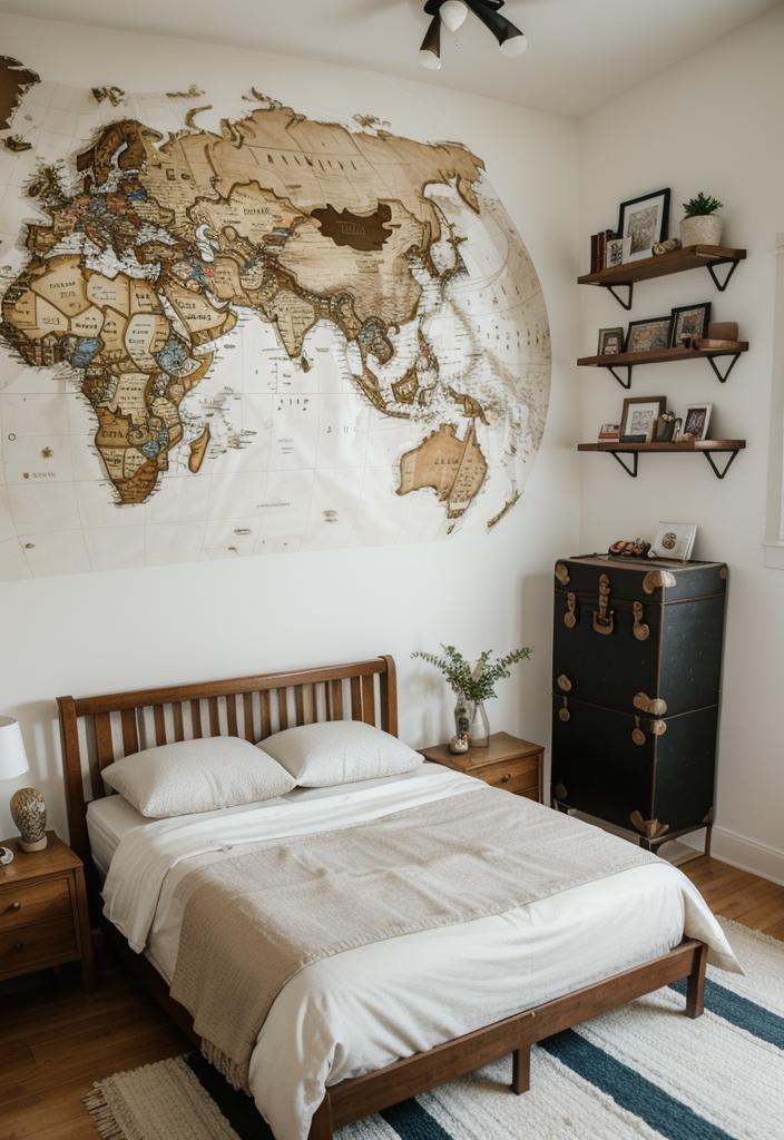 27 Awesome Teen Boy Bedroom Ideas Every Teenager Will Love! 23 15. Traveler's Hideaway Decor Ideas-1