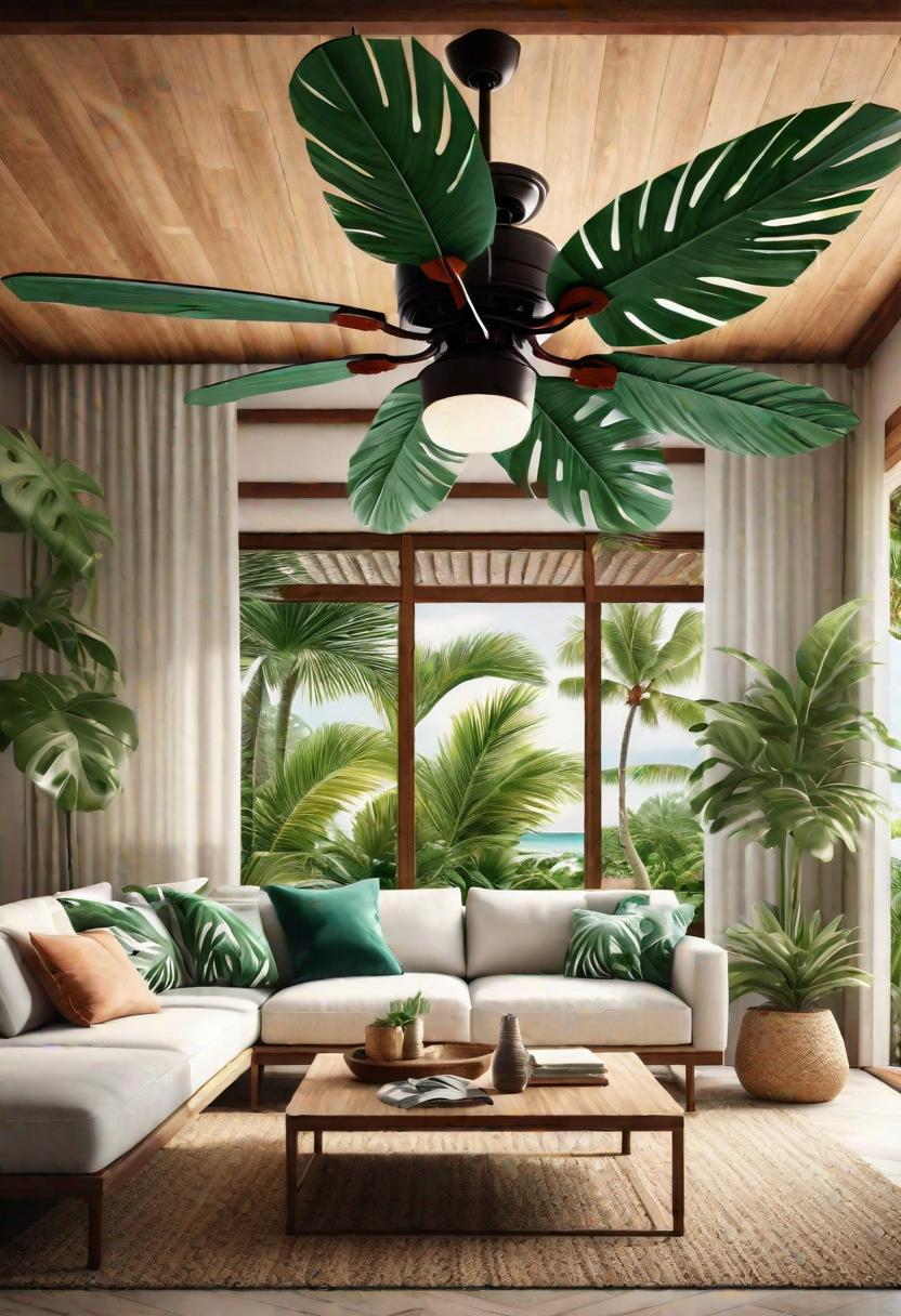 45 Warm & Inviting Cozy Living Room Ideas for Ultimate Relaxation 42 40. Tropical Chic Living Room-0