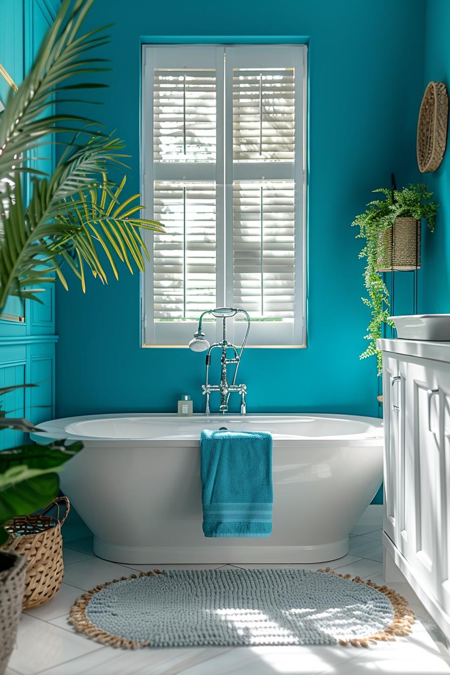 15 trendy bathroom colors for a breathtaking makeover 22 8. Turkish refreshment: Bathroom color Inspiration-1