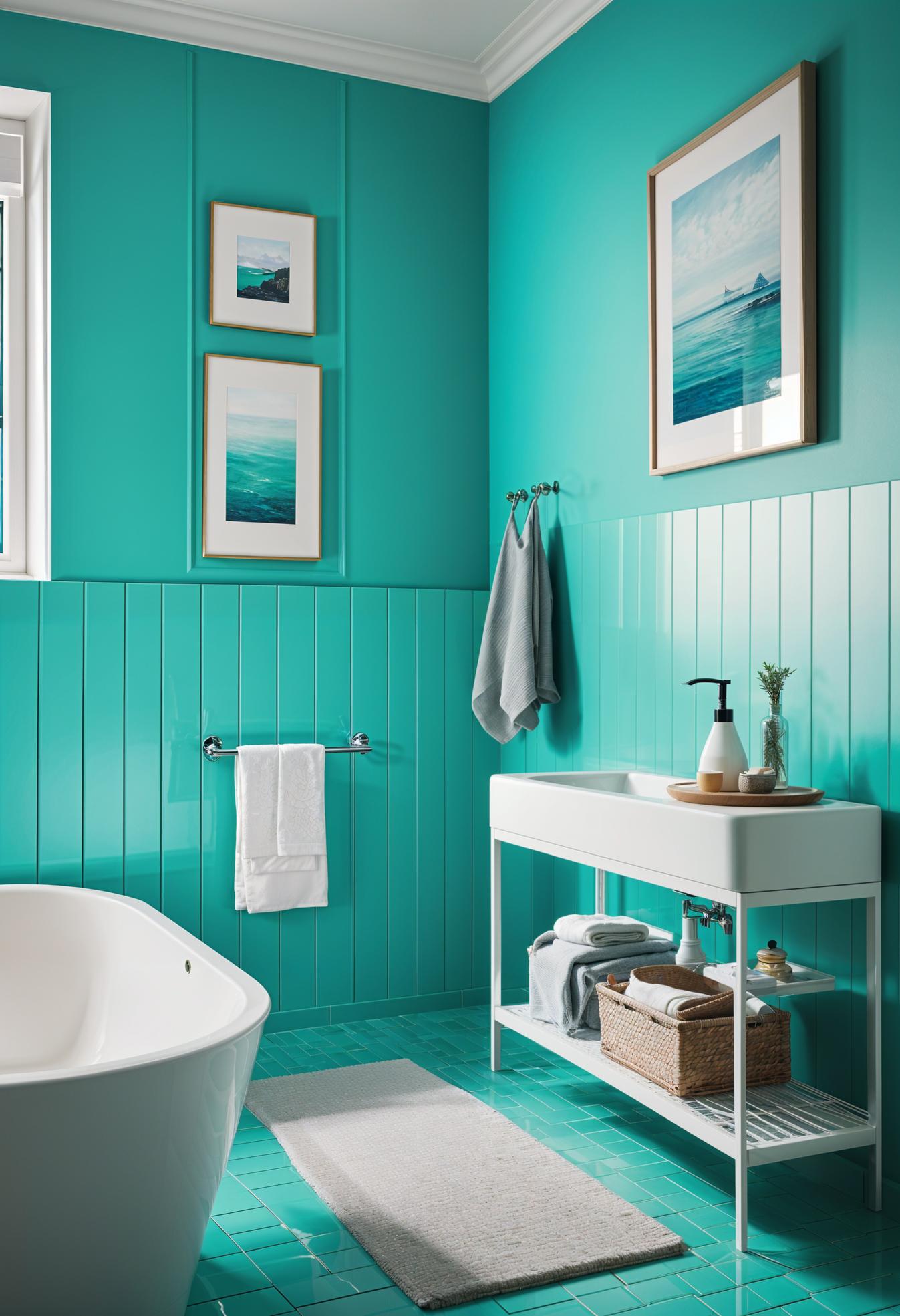15 trendy bathroom colors for a breathtaking makeover 23 8. Turkish refreshment: bathroom color Inspiration-2