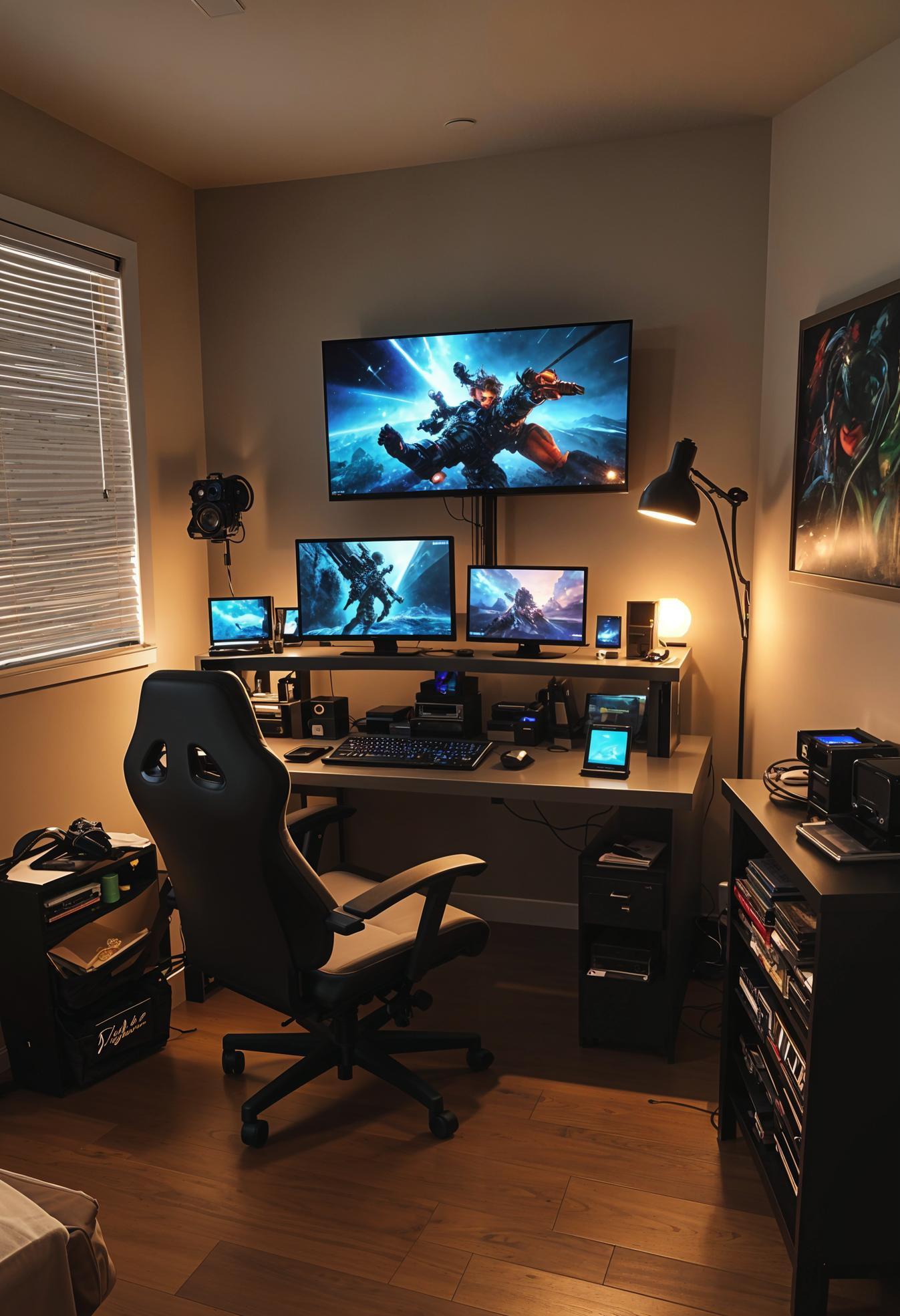 19 ideas for creative dormitory for boys 25 11. Ultimate Gaming Station Setup Ideas-0
