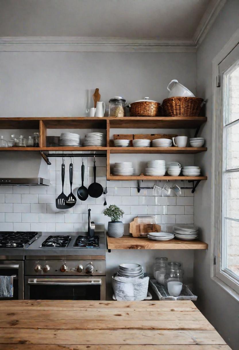39 Clever Small Kitchen Ideas: Maximize Your Space with Stylish and Functional Designs 25 19. Under-Shelf Storage Solutions-0