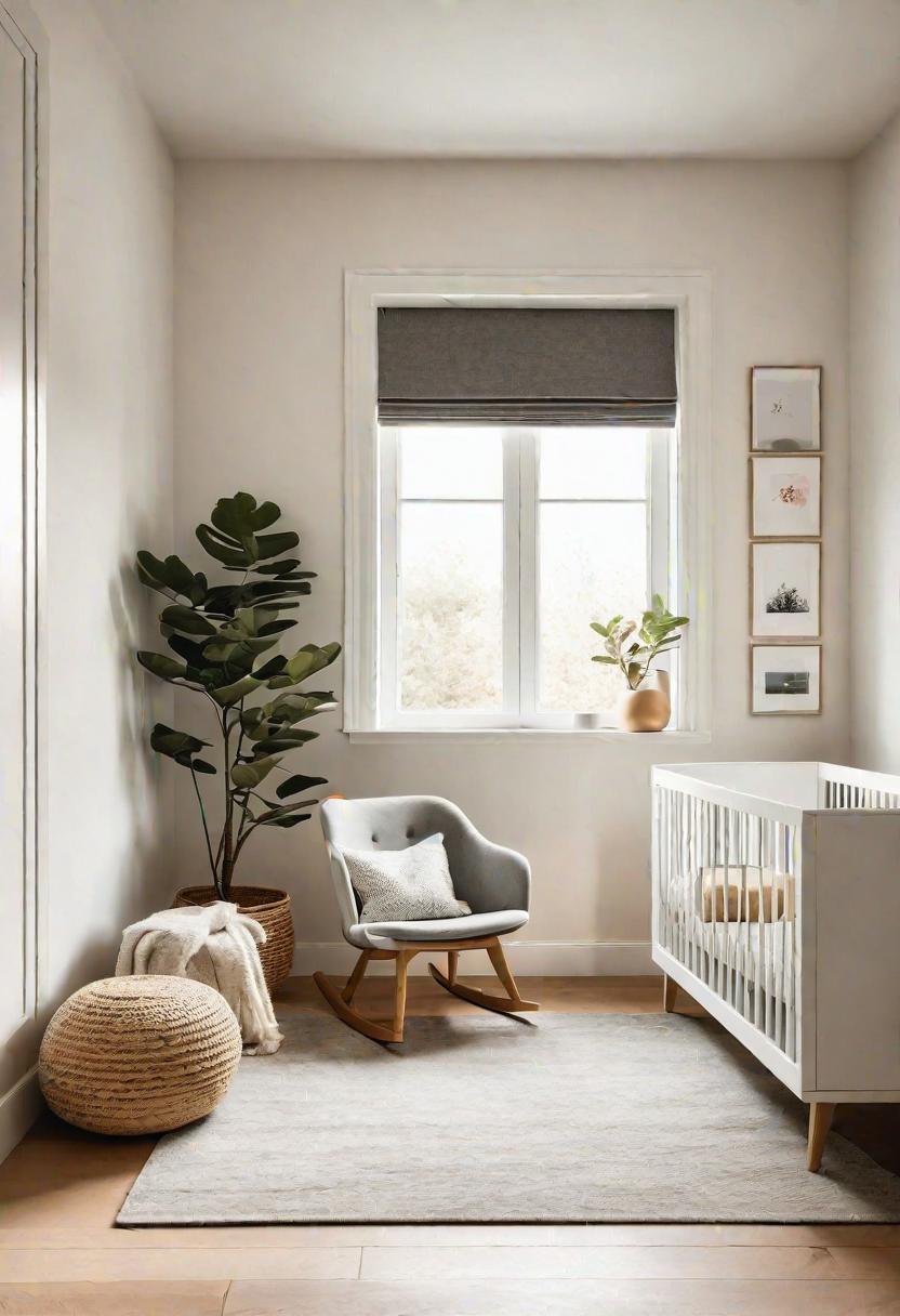 37 Sleek Minimalist Nursery Ideas: Modern, Serene Designs 41 35. Under-Window Cozy Nursery Nook-0