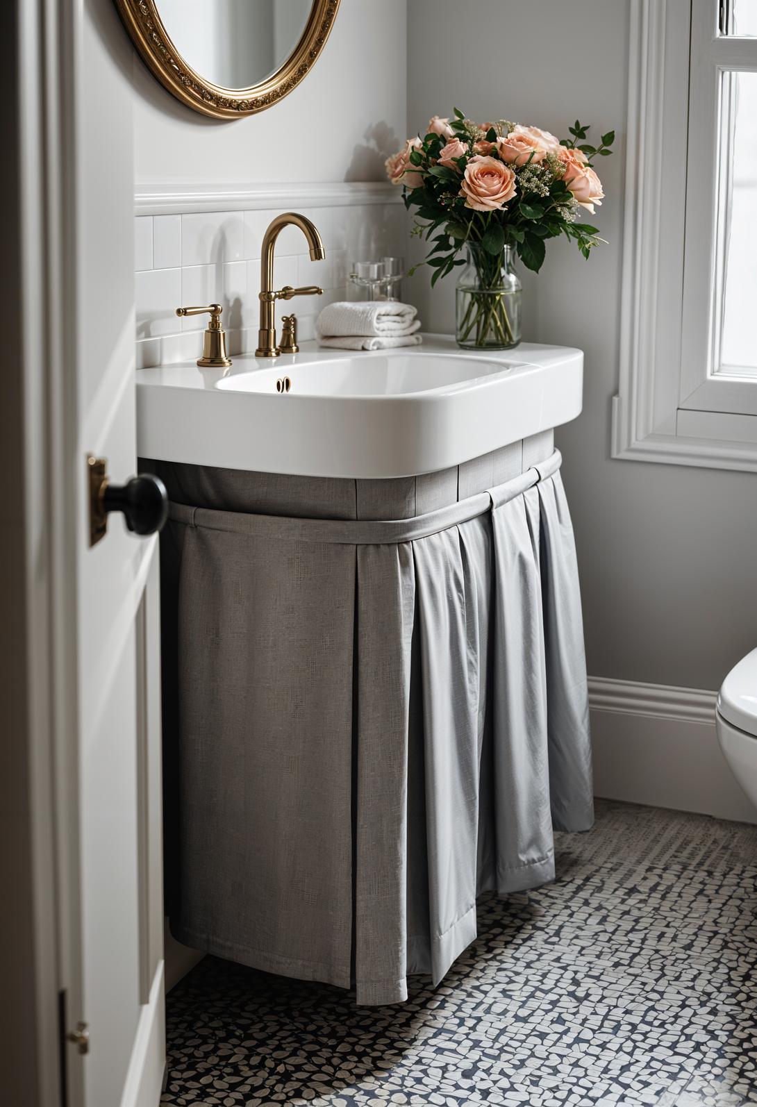 19 Genius Small Bathroom Ideas: Space Saving Hacks 12 6. Lower-sink rock styling-0