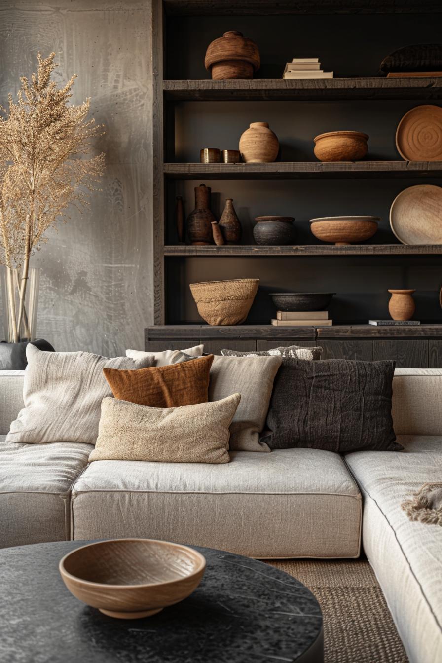 15 trendy, moody neutral living room designs to inspire 15 7. Unique tower decoration Finds-0