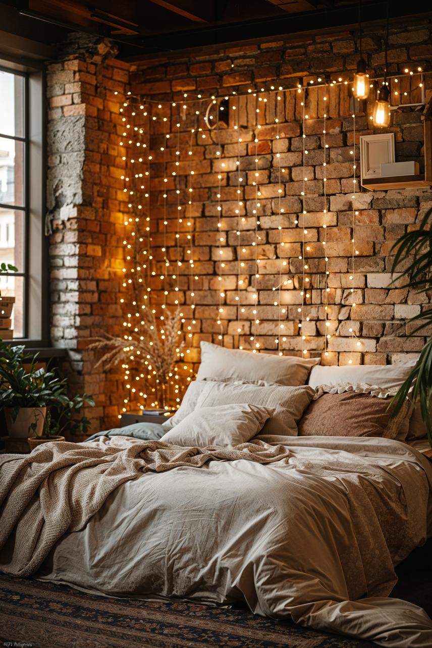 29 wunderschöne neutrale Boho -Schlafzimmer: verträumte und entspannende Räume 15 6. Urban Boho Schlafzimmer Inspiration-1