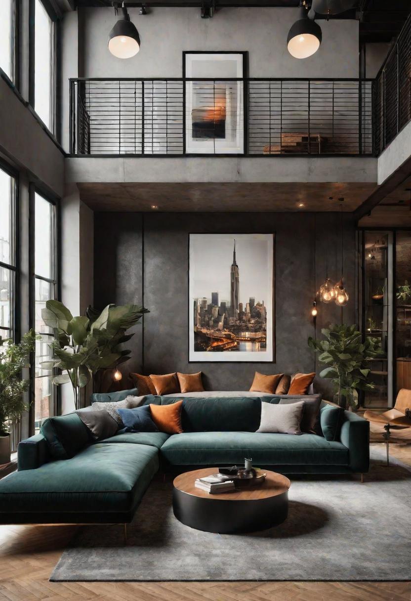 37 Cozy Contemporary Living Room Ideas: Modern Elegance 20 18. Urban Loft Design Inspiration-0