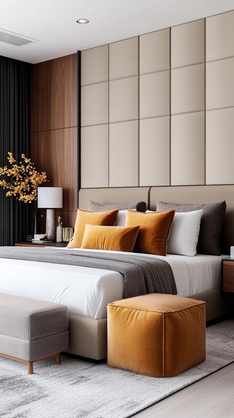 20 new minimalist bedroom ideas to inspire your 2025 refreshment 33 33 9. Velvet textures: Integrate rich, soft textures into minimalist arrangements 3