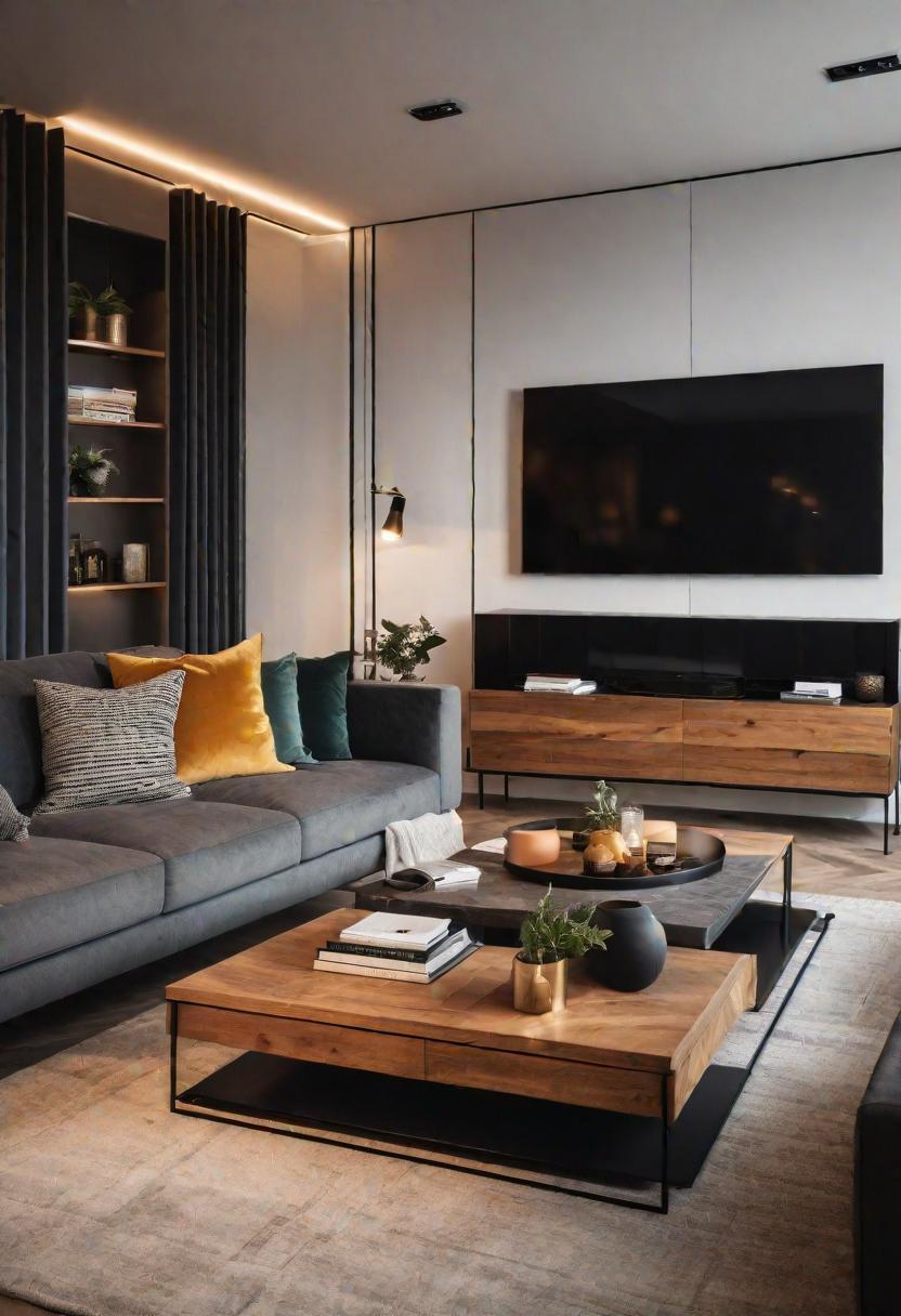 37 Cozy Contemporary Living Room Ideas: Modern Elegance 29 27. Versatile Living Room Design-0