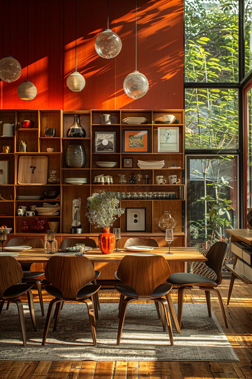 15 new modern dining room ideas in the middle of the century 34 12th versatile shelves for decor-1 in the middle of the century