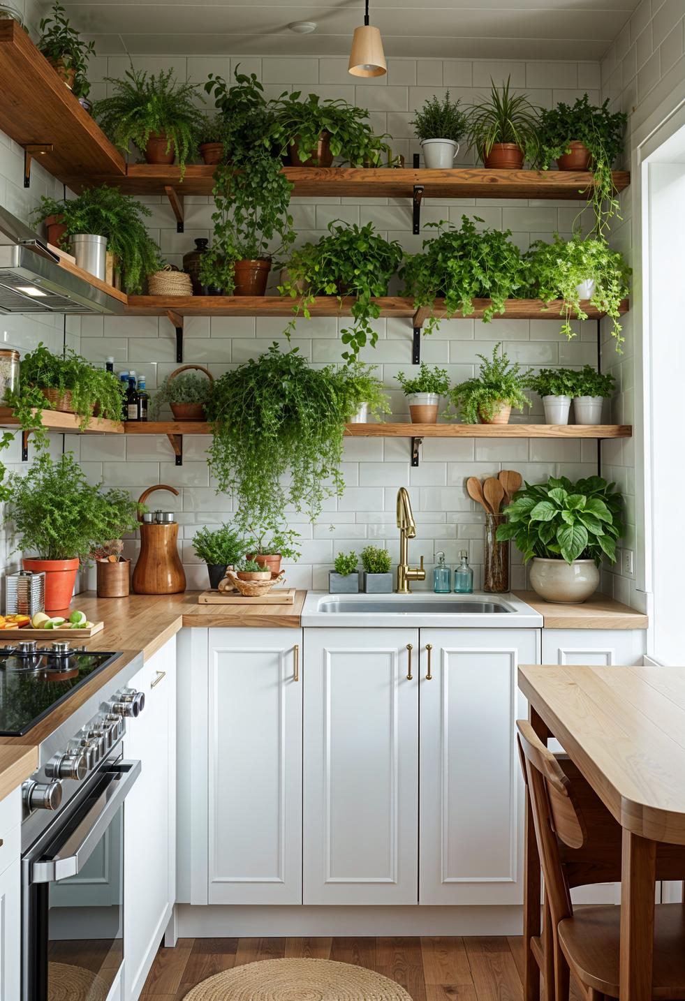 20 Genius tiny kitchen ideas for small apartments 3 1. Vertical herb garden solutions-0
