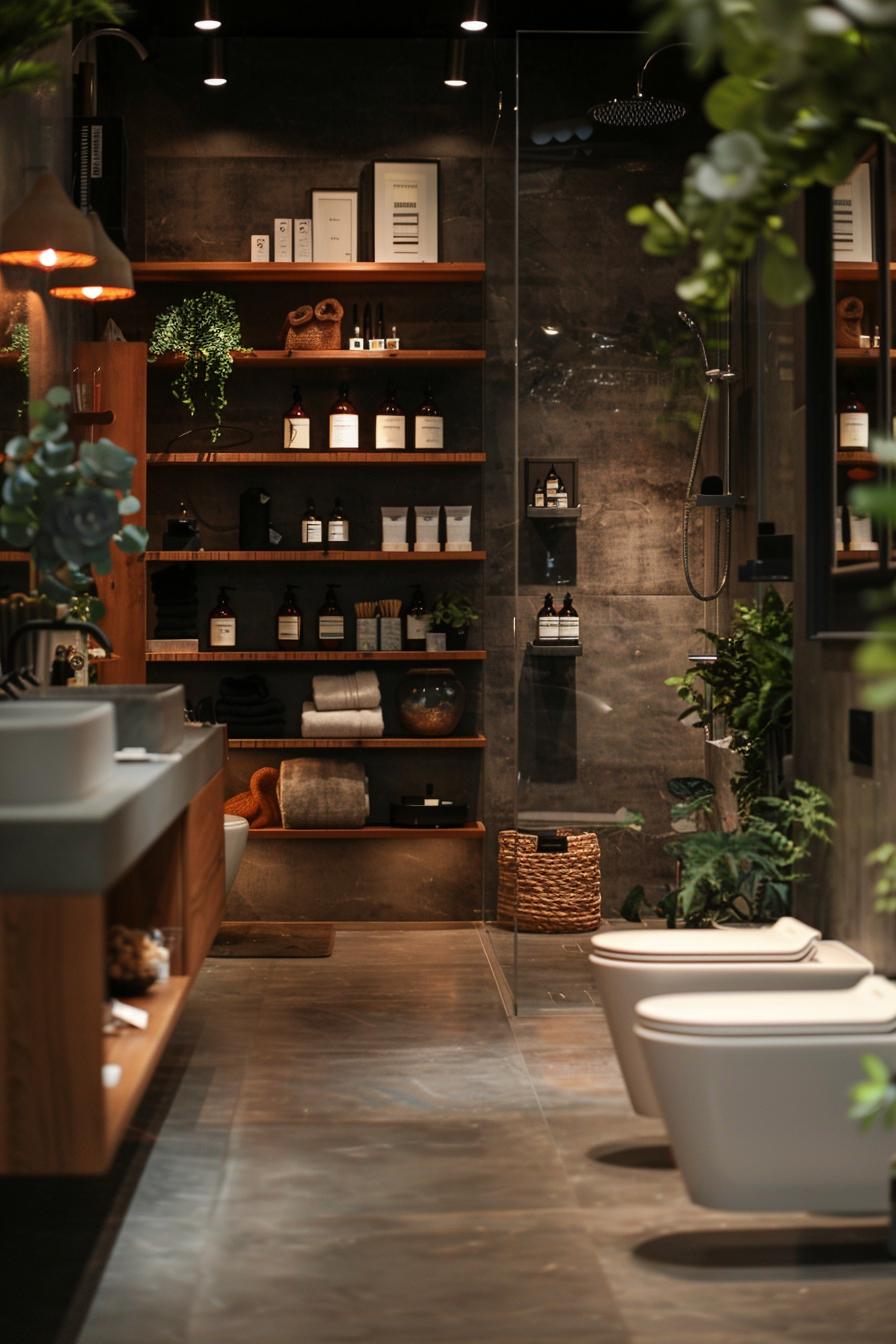 15 Genius & beautiful bathroom shelf ideas you have to see 34 15. Vertical memory solutions-1