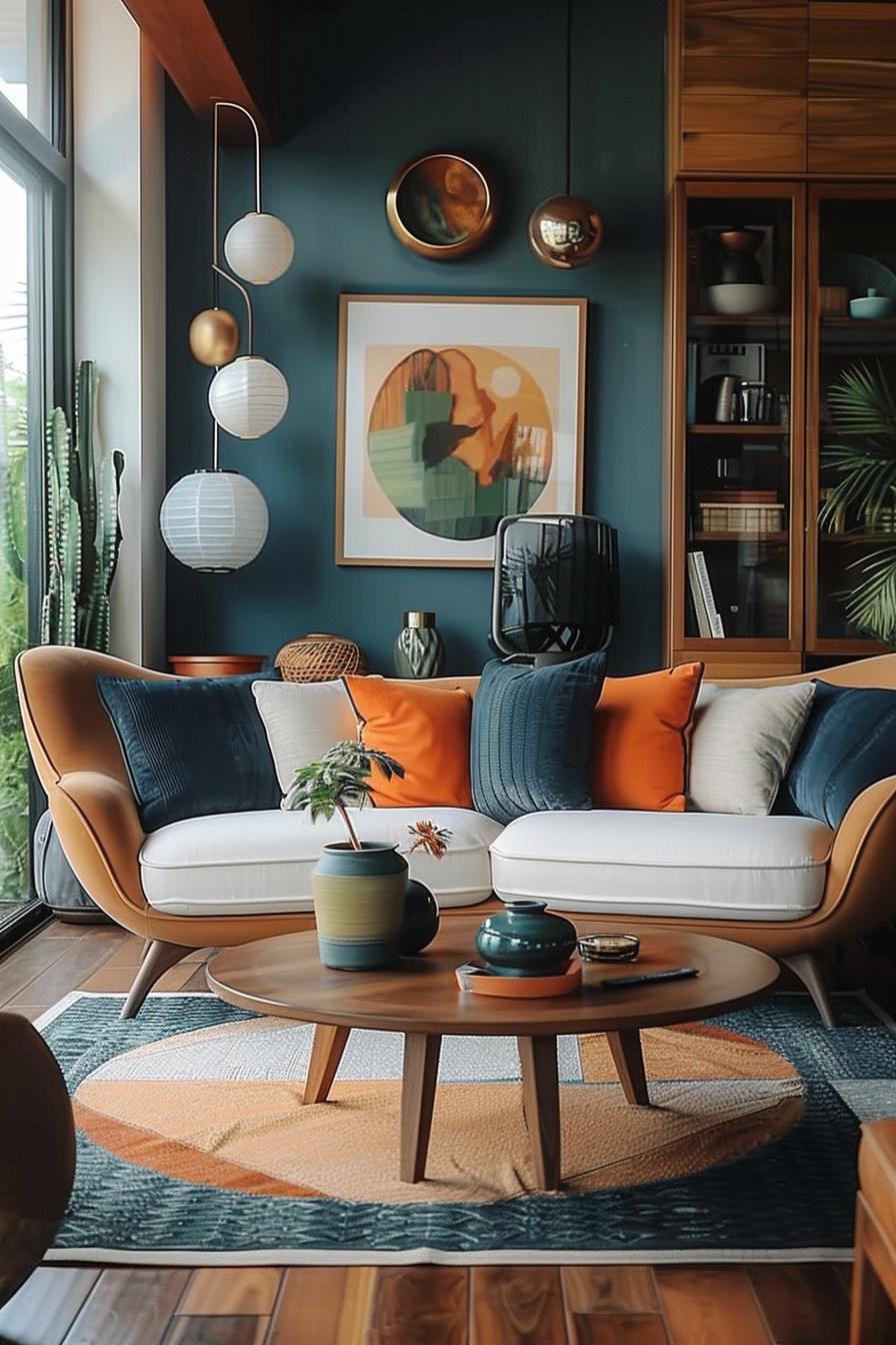 18 colorful in the middle of the century modern living room designs 22 7. Living duo-to-class furniture selection-1