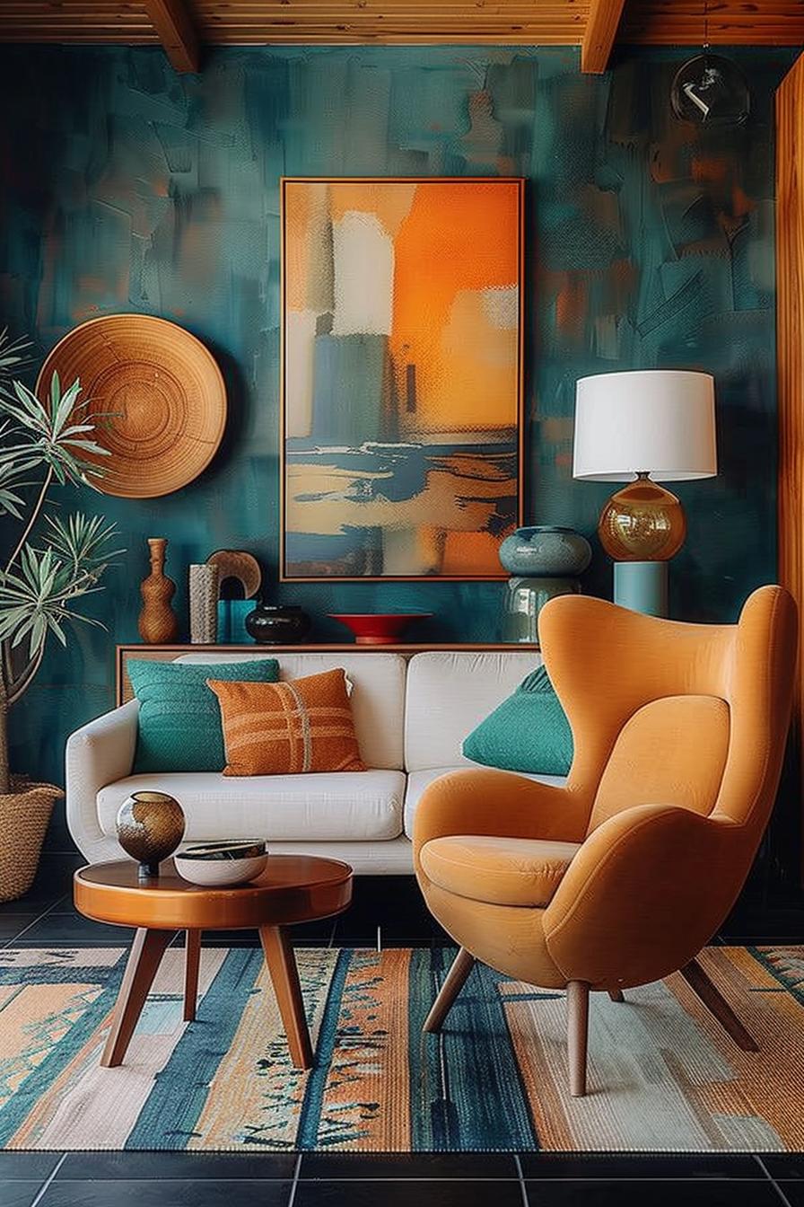 18 colorful in the middle of the century modern living room designs 23 7. Living duo-to-class furniture selection-2