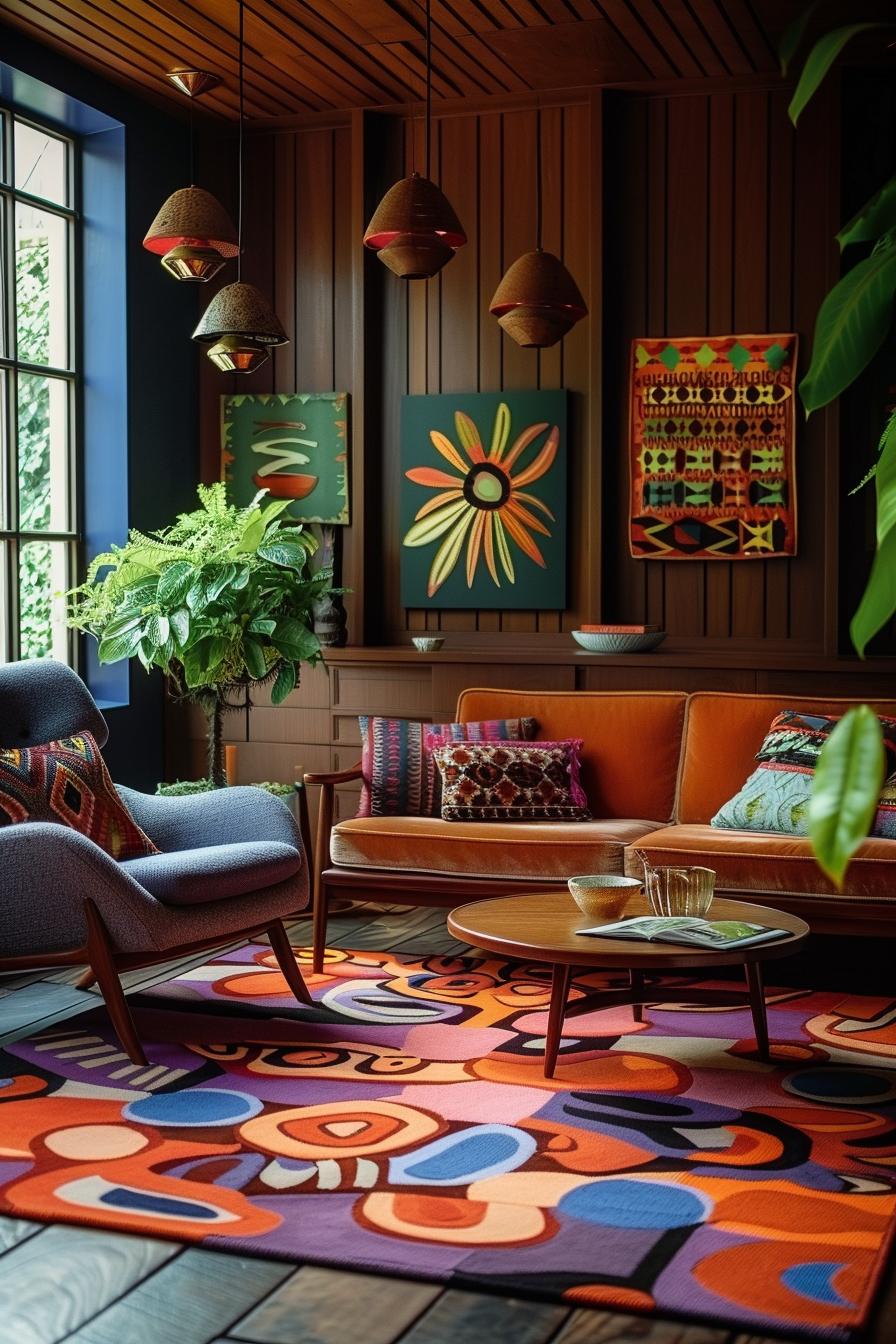 18 colorful in the middle of the century modern living room design 46 16. Lively green in modern decor-0