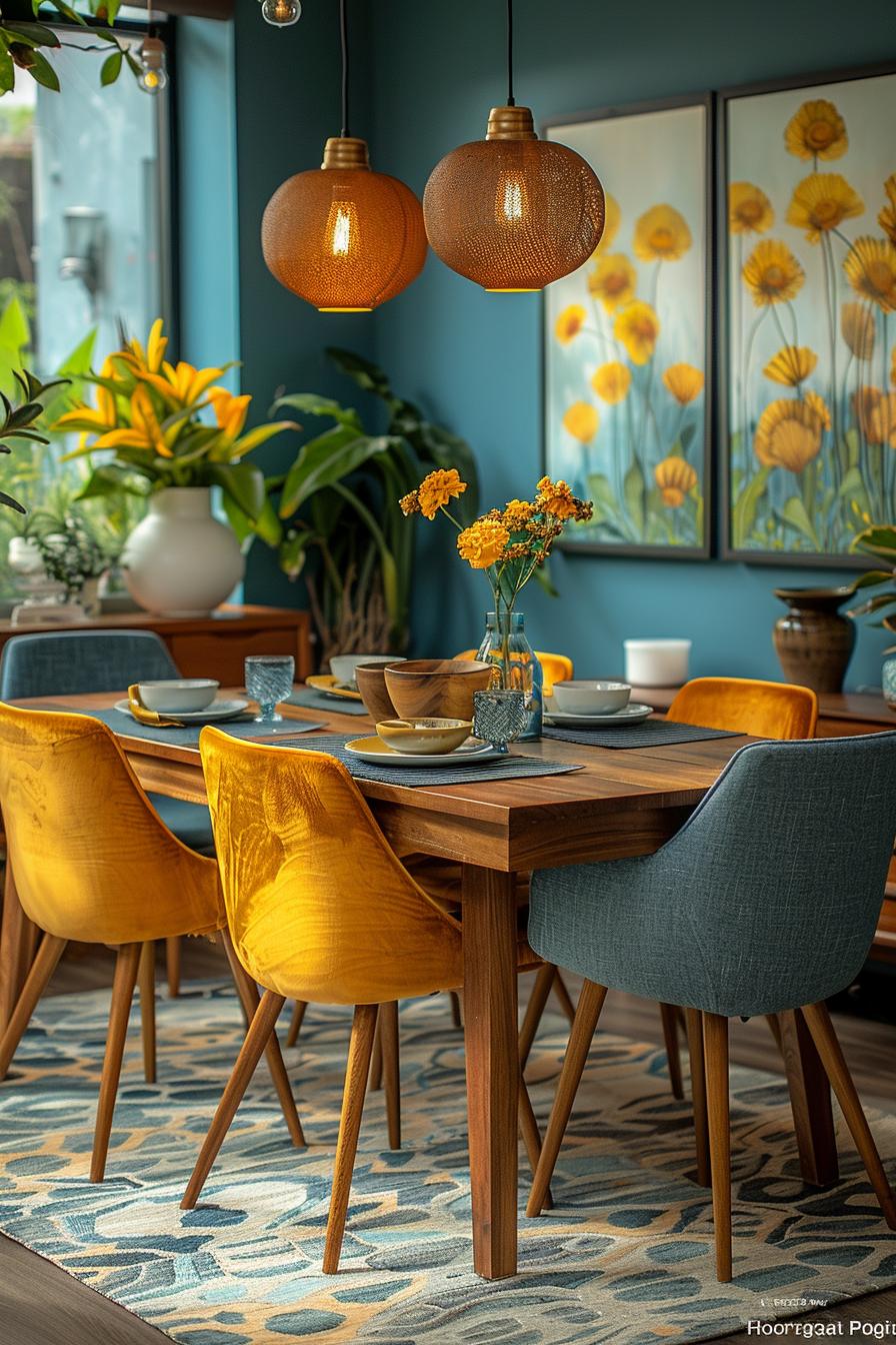15 new modern dining room ideas in the middle of the century 43 15. Living in the middle of the century food palette-2