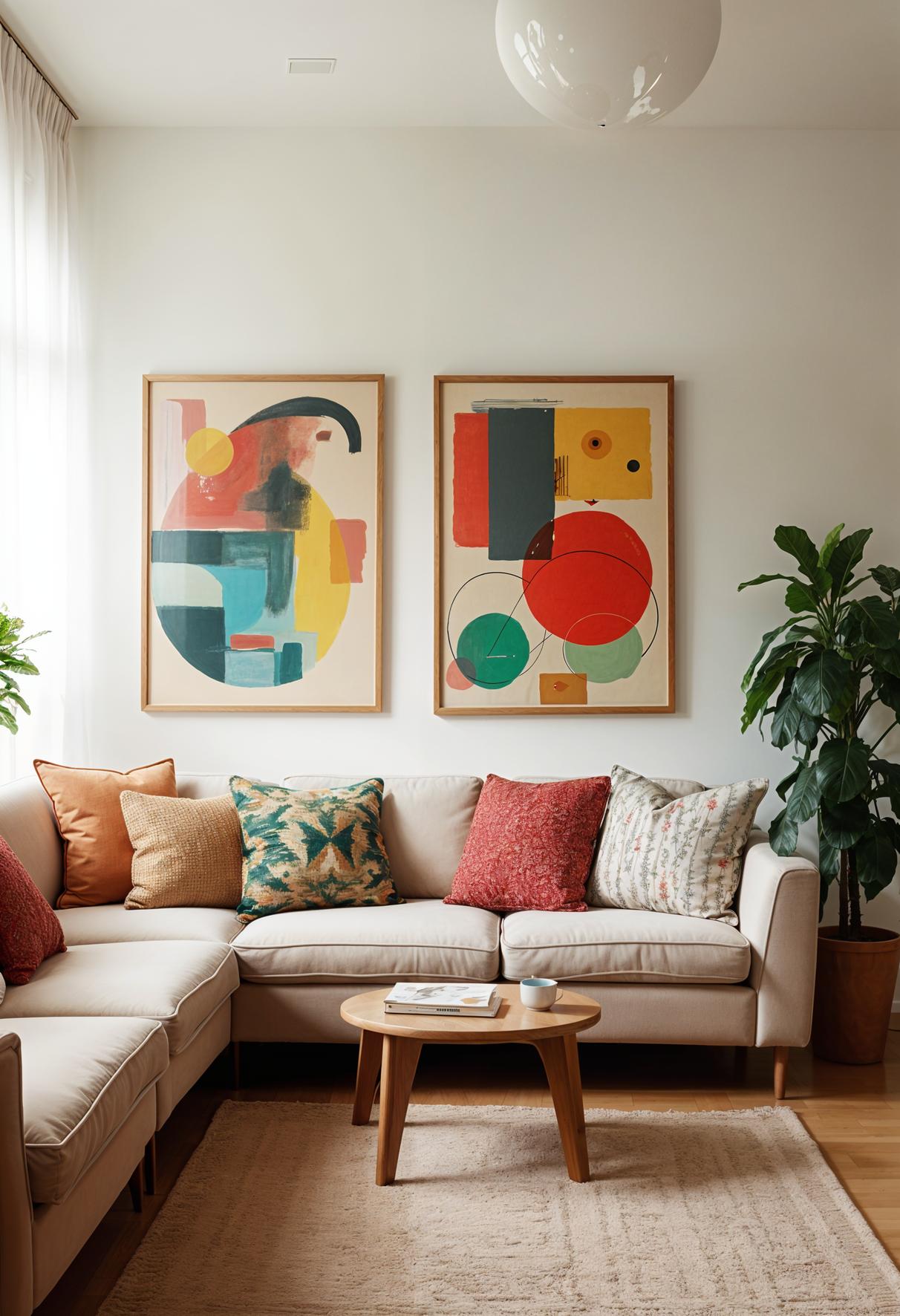20 breathtaking living room wall decoration ideas 48 13. Living wall-2 in the middle of the century