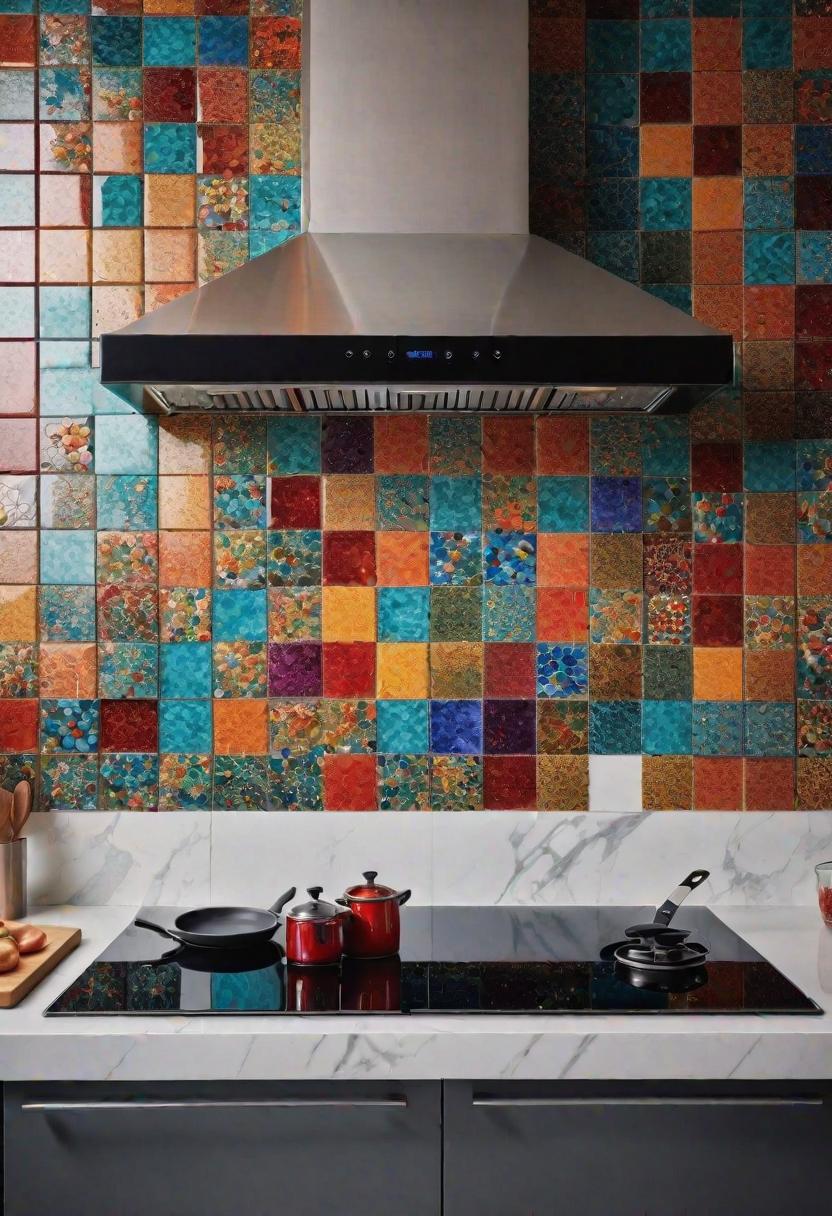 43 Aesthetic Kitchen Ideas to Transform Your Space 23 21. Vibrant Mosaic Tile Backsplash Ideas-0