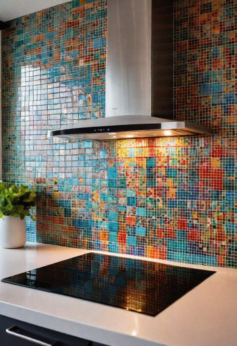 43 Aesthetic Kitchen Ideas to Transform Your Space 24 21. Vibrant Mosaic Tile Backsplash Ideas-1
