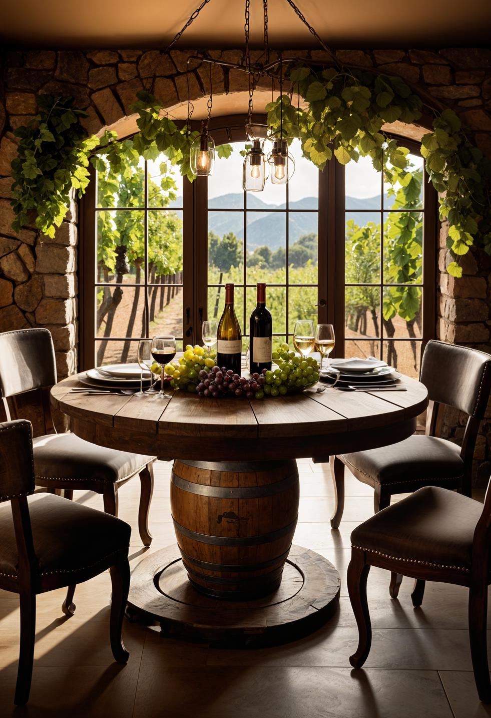 48 Super Cute Dream Room Inspirations for Ultimate Coziness! 46 34. Vineyard-Inspired Dining Area Design-0