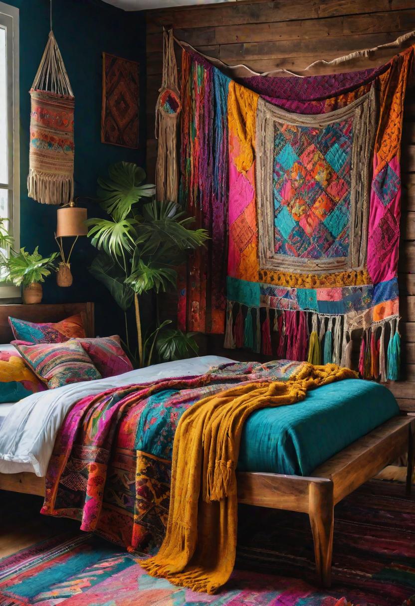 25 Eklektische Schlafzimmer Ideen für einen einzigartigen Raum 3 1. Vintage Bohemian Schlafzimmer Stil-0