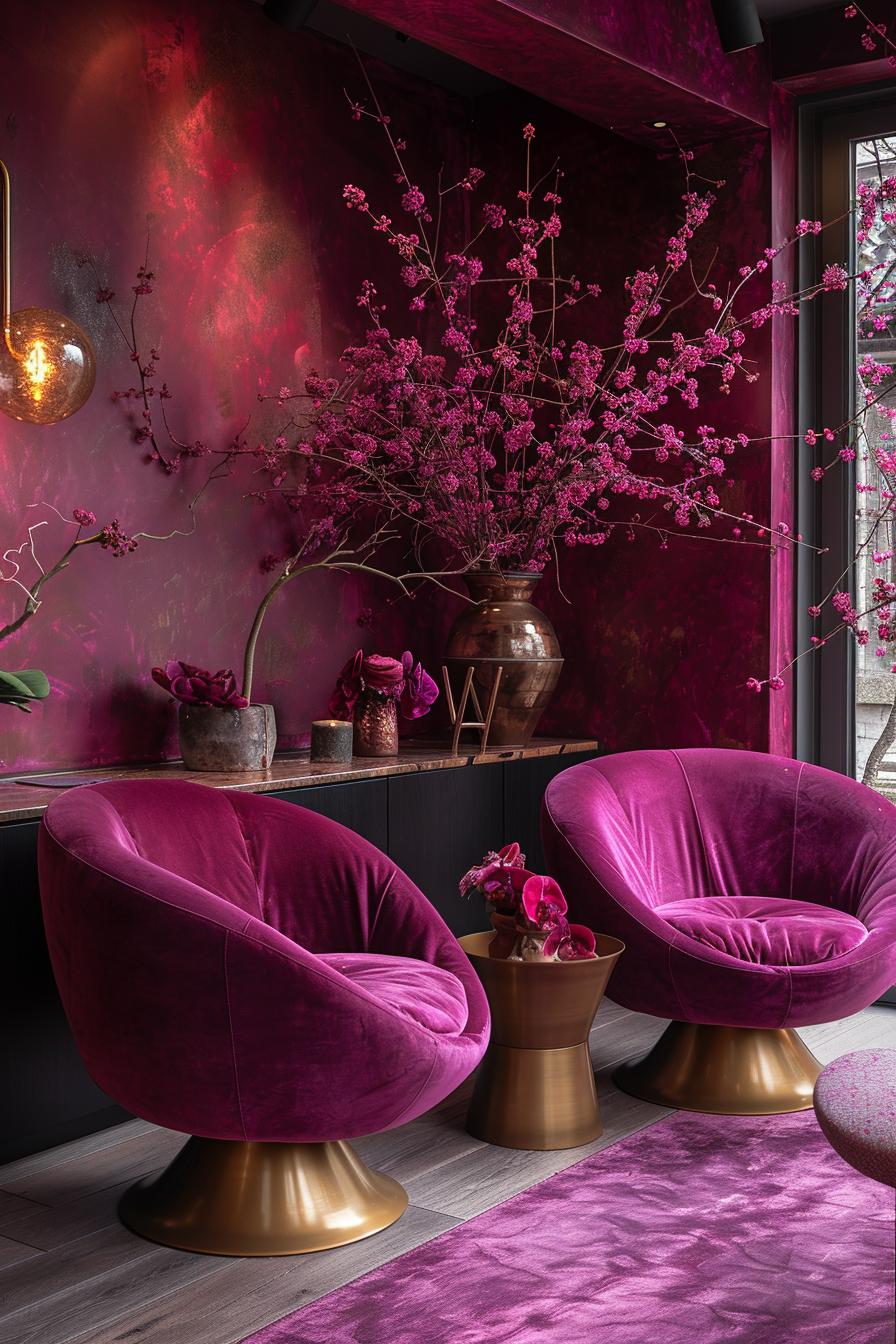 15 Best moody mid -century modern living room ideas 45 15. Vintage Charm: Moody Mid-Century Elegance-0