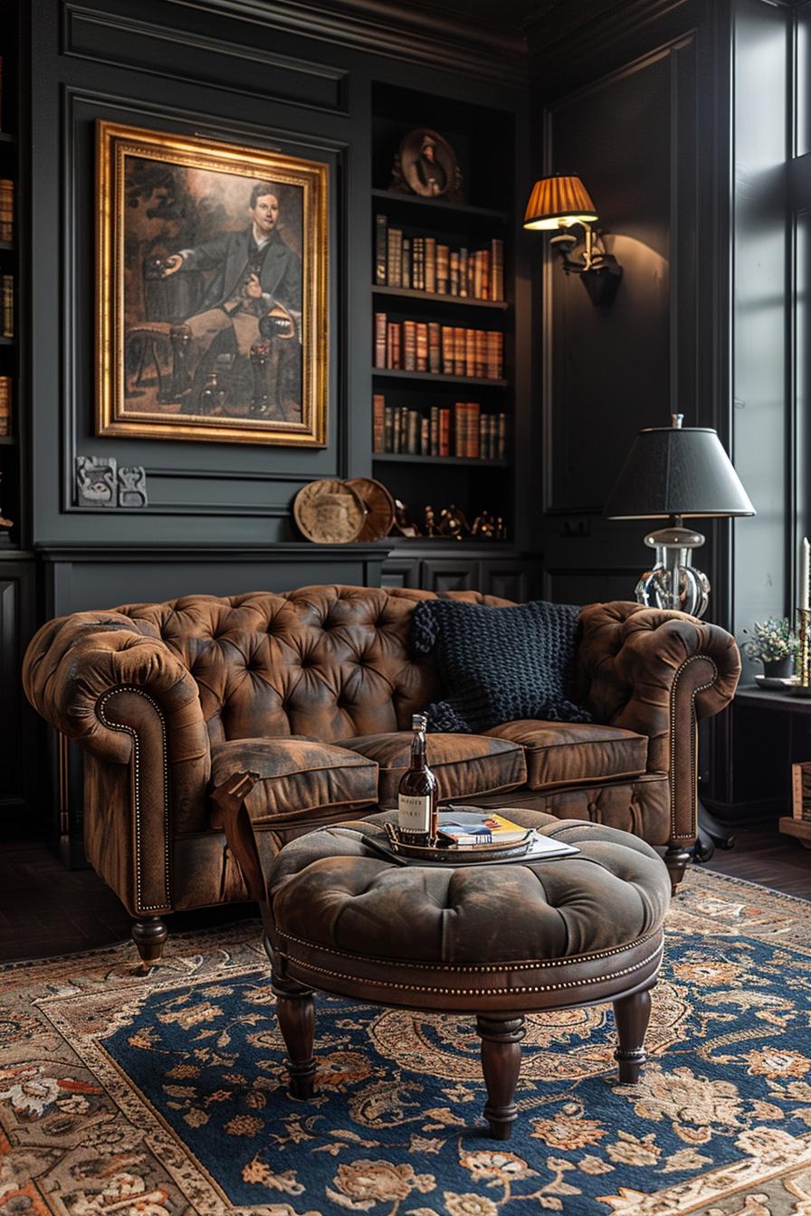 19 unique earthy living room ideas for a cozy makeover 51 15. Vintage earthy living room Inspiration-2
