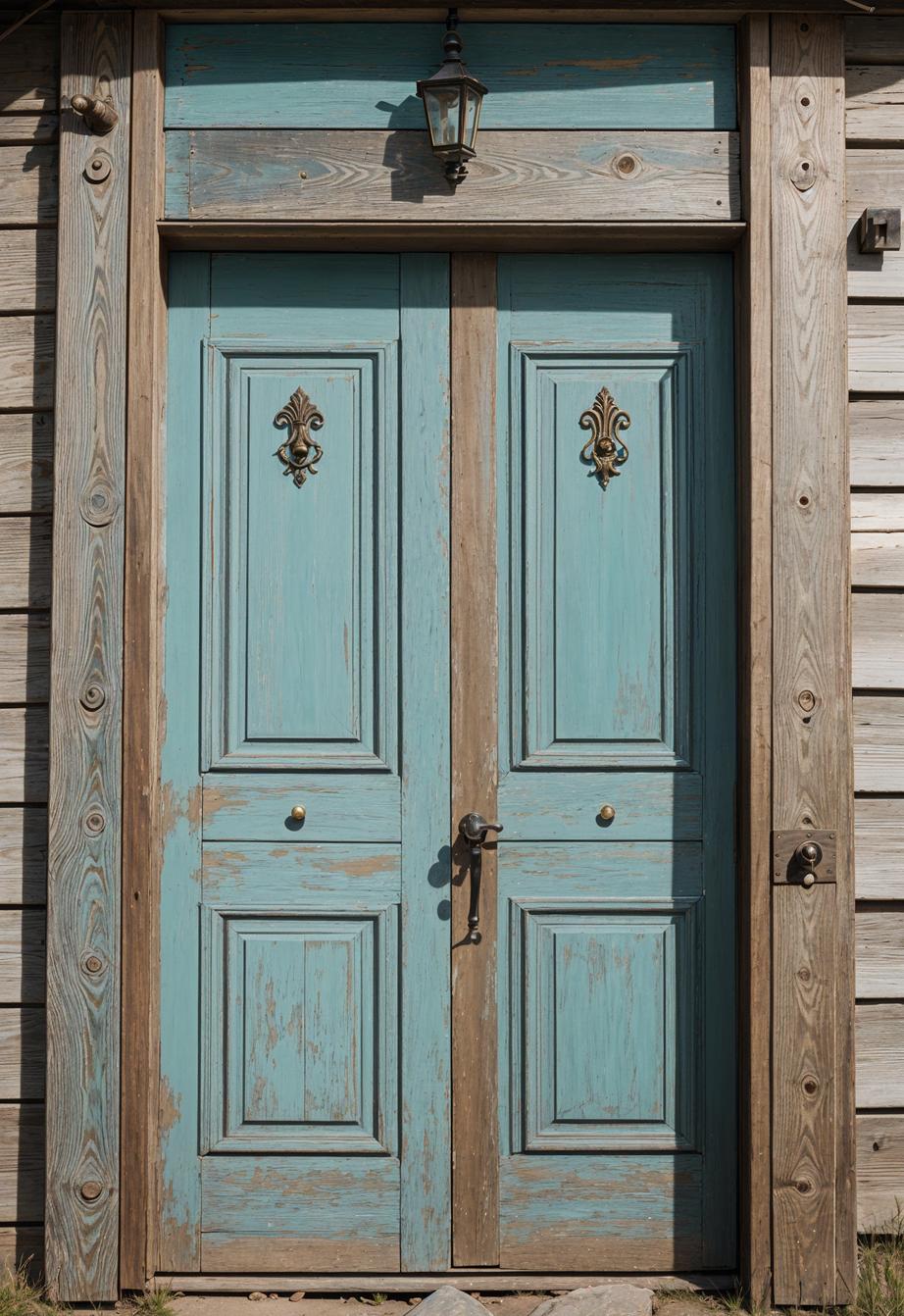 29 Stunning Wooden Door Designs for Main Entrances 11 6. Vintage Farmhouse Door Design Ideas-0