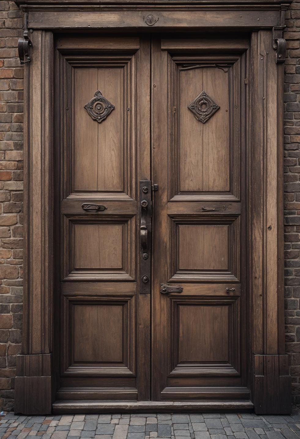 29 Stunning Wooden Door Designs for Main Entrances 12 6. Vintage Farmhouse Door Design Ideas-1