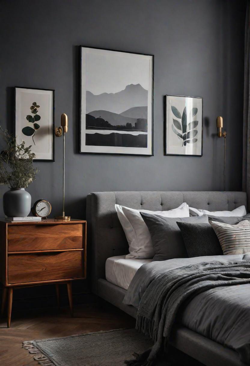 47 Stunning Grey Bedroom Ideas for An Elegant Bedroom Design 46 44. Vintage Grey Bedroom Decor-0