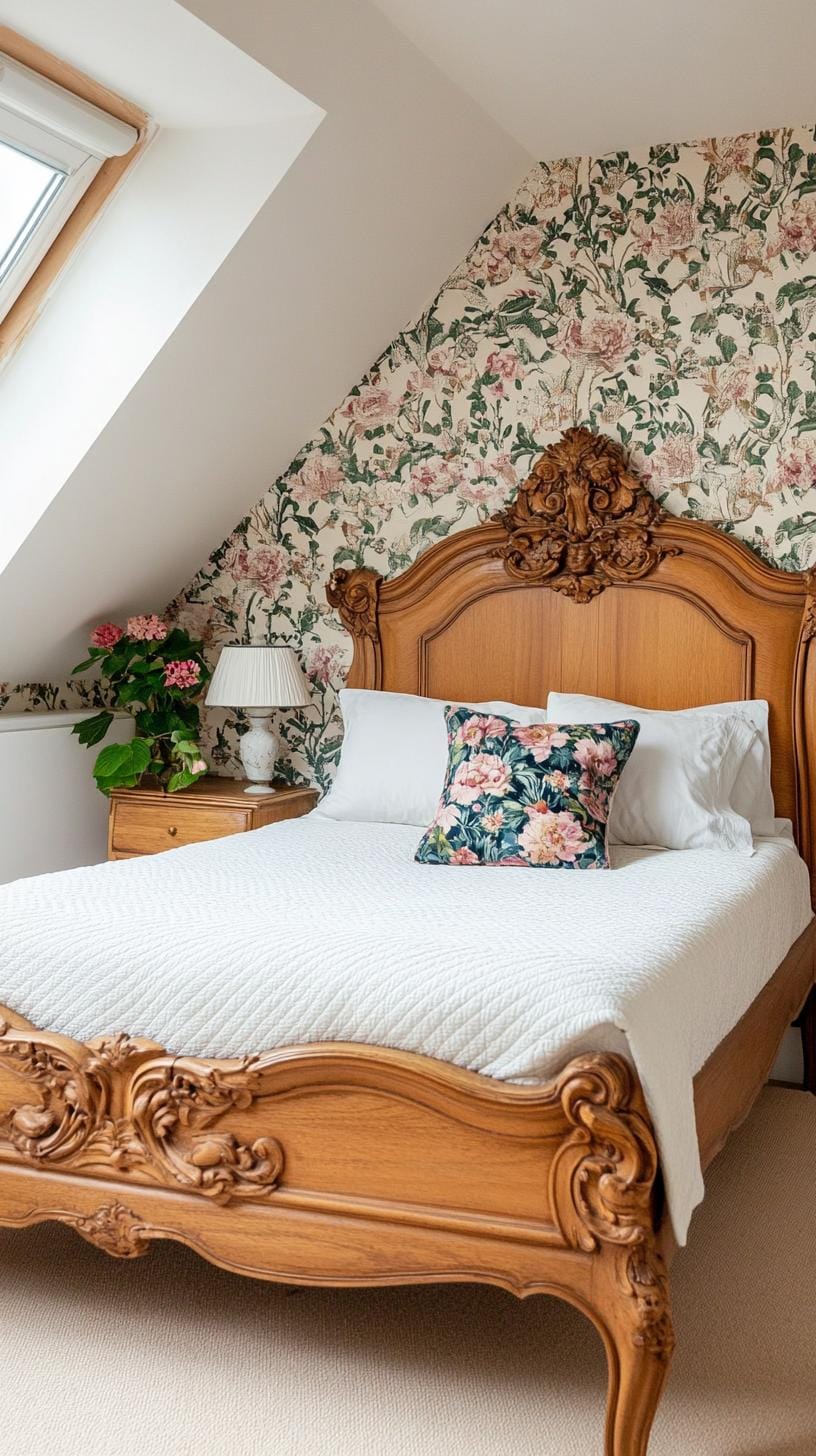 20 super cozy small roof tree bedroom ideas that can explore today 17 17 5. Vintage Paris Elegance, which is decorated with pastel colors and antique furnishings 2
