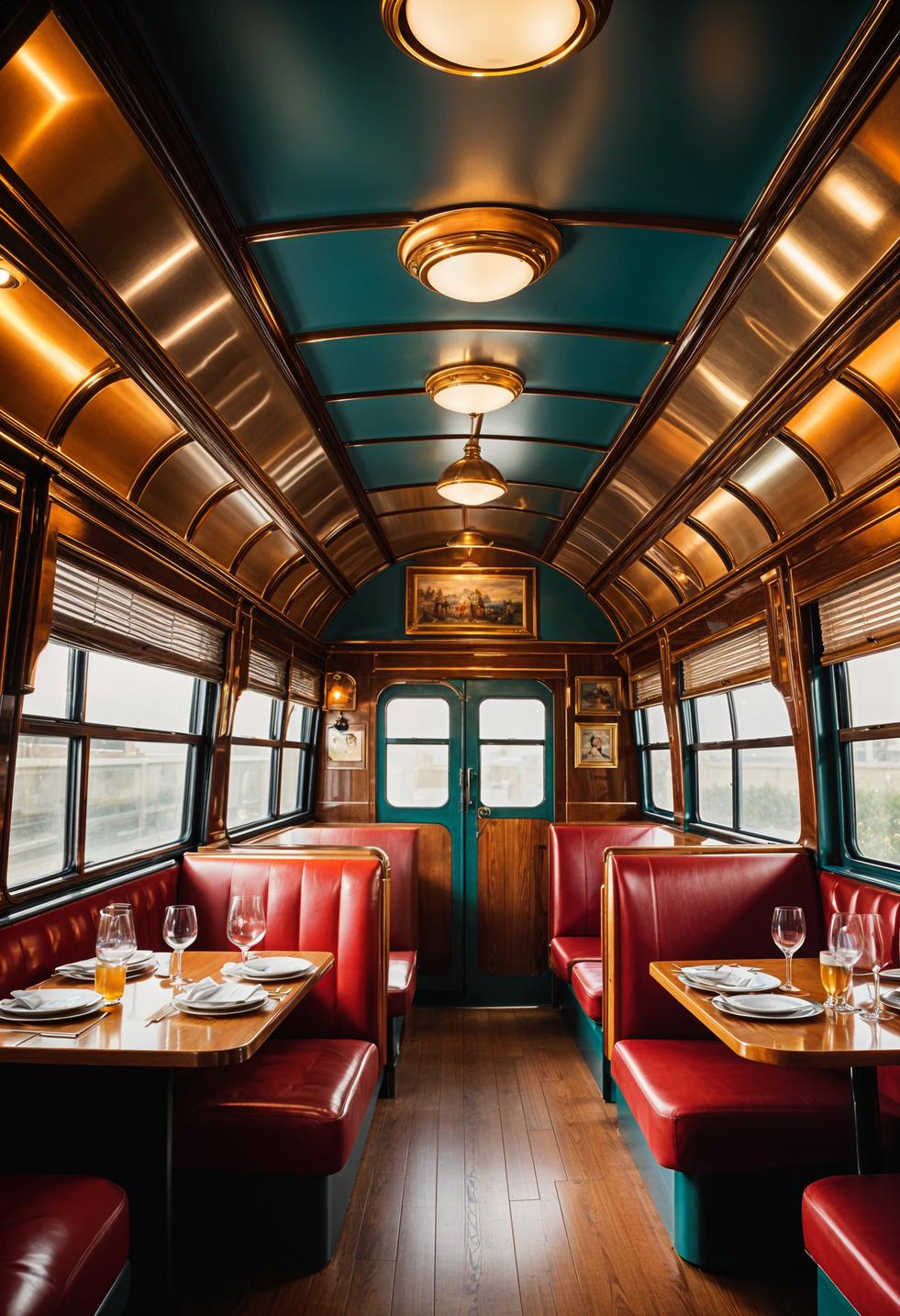 48 Super Cute Dream Room Inspirations for Ultimate Coziness! 51 38. Vintage Train Car Dining Experience-0