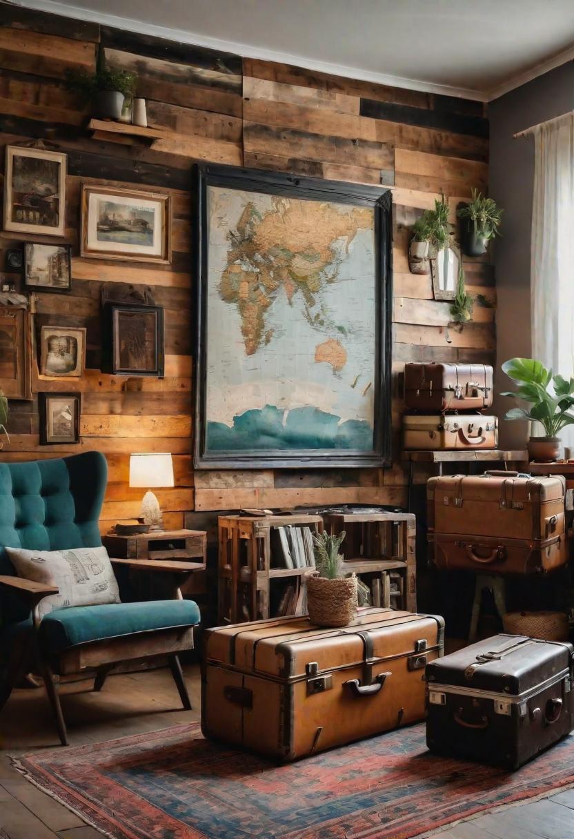 48 Super Cute Dream Room Inspirations for Ultimate Coziness! 37 26. Vintage Upcycled Room Inspiration-1