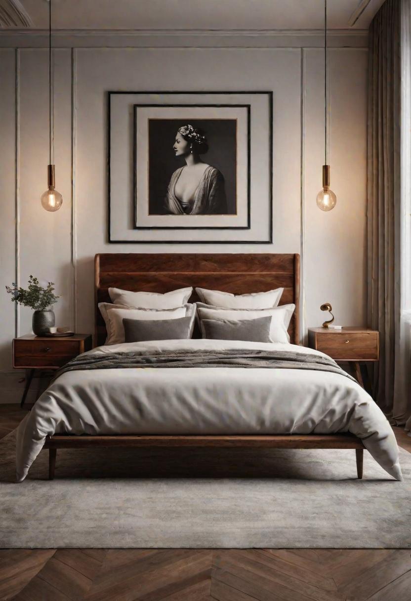 21 modern bedroom ideas for your 2025 makeover 69 21. Vintage Modern presentation Antique elements with contemporary flair-2