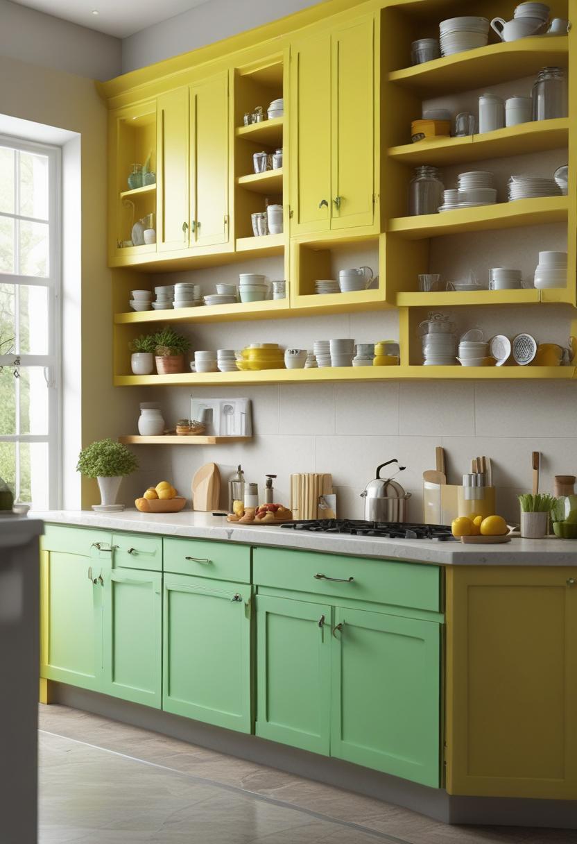 21 Inspirational kitchen cabinet ideas: From modern to classic designs 15 10. Vivid Color Pop Cabinets-0