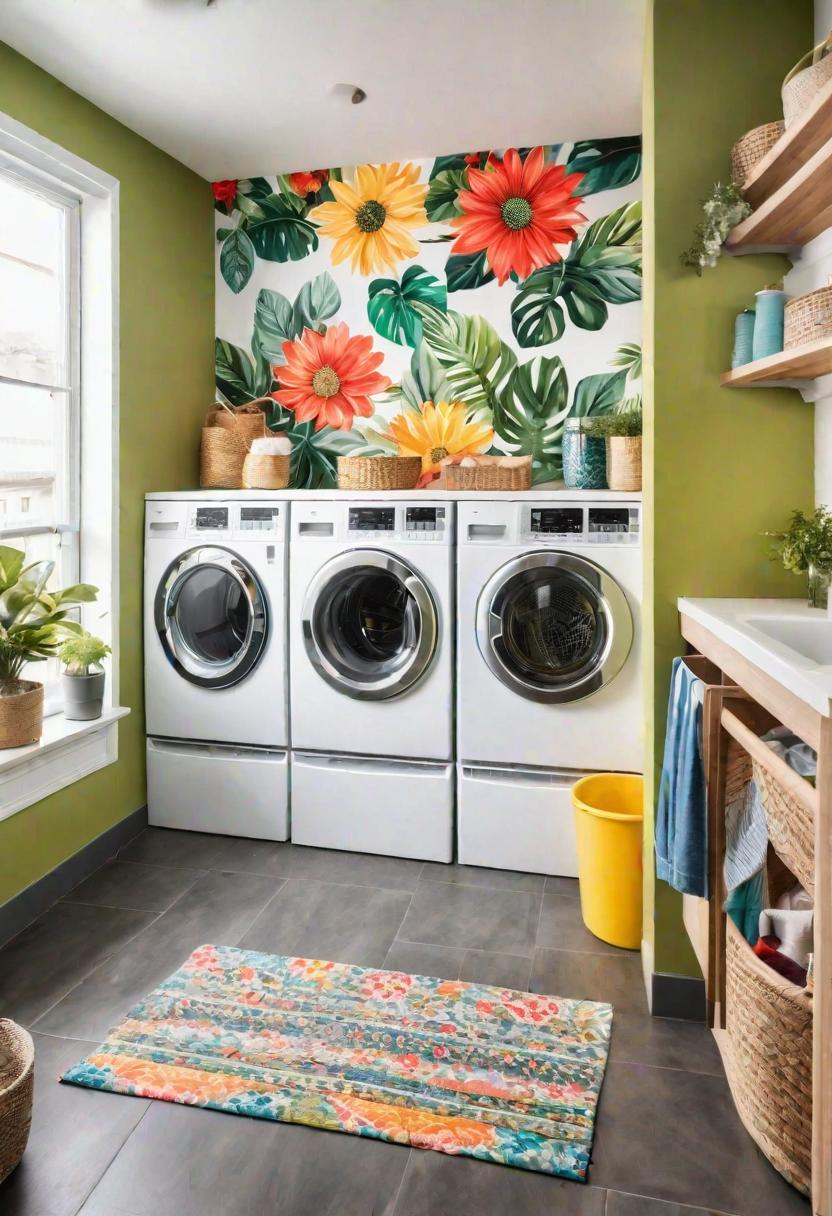 19 room -saving small laundry room ideas: functional and stylish 15 11. Wall decoration ideas for laundry-0