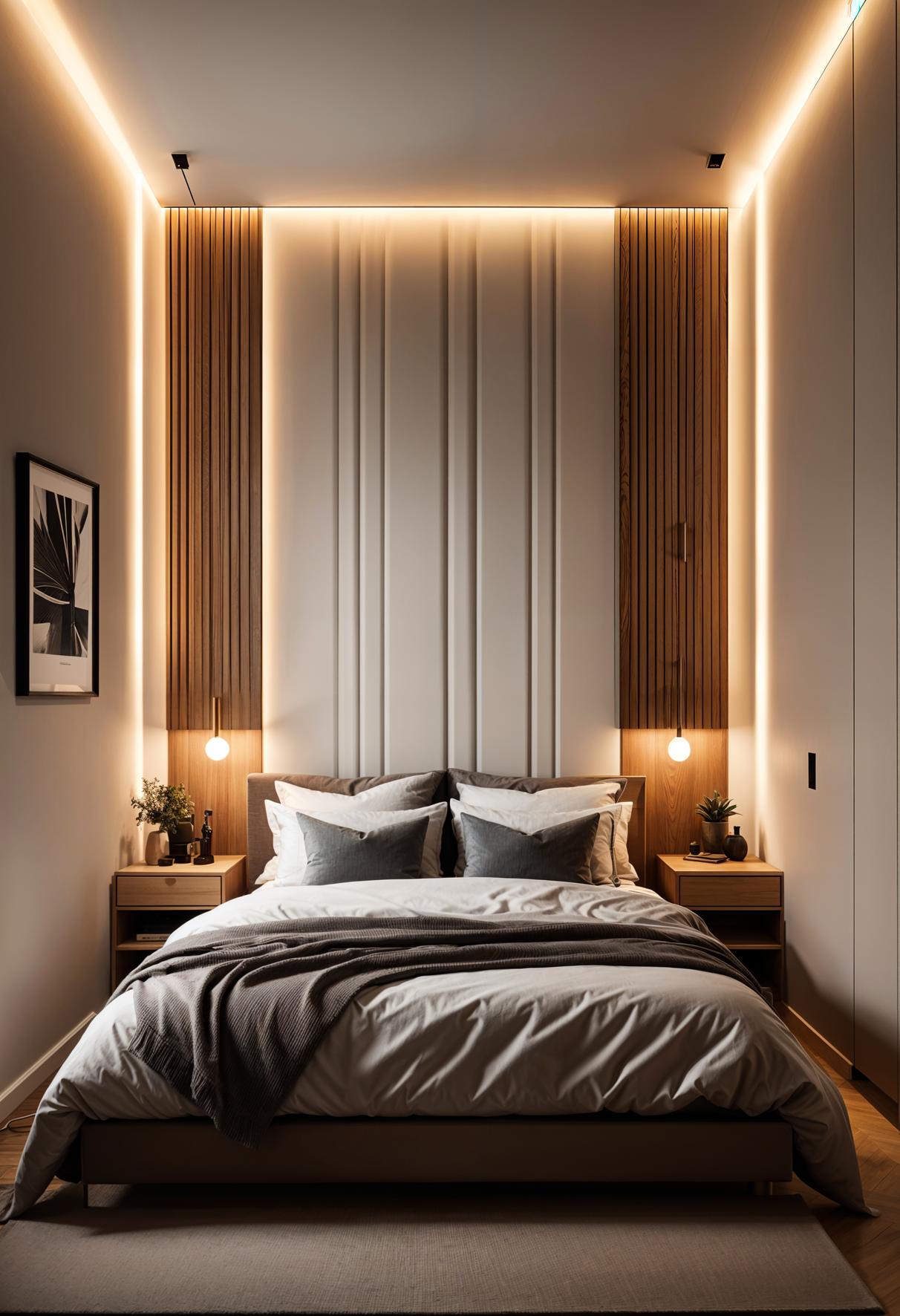 15 clever tiny bedroom ideas that you have to see 9 3. Wall lighting for small bedroom-1