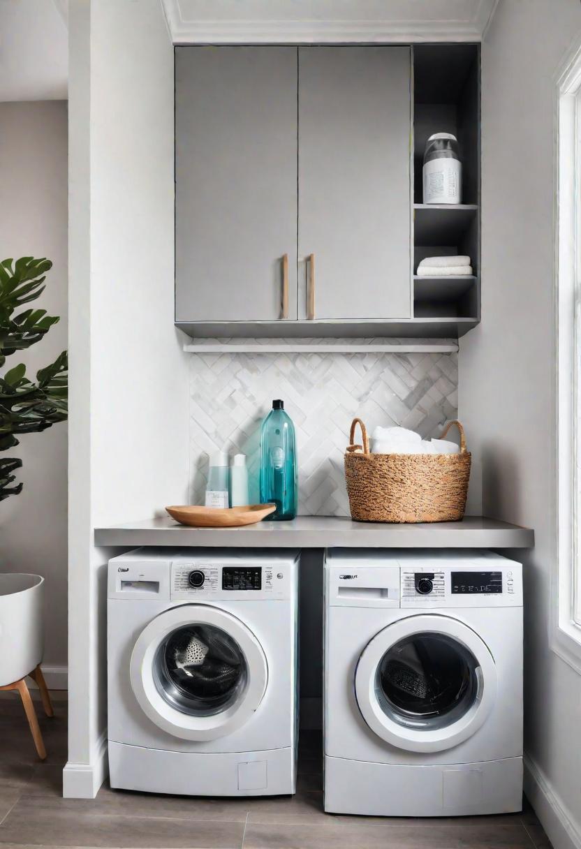 19 Place saving small laundry room ideas: functional and stylish 19 14. Wall-assembled DIY LINT BIN-0
