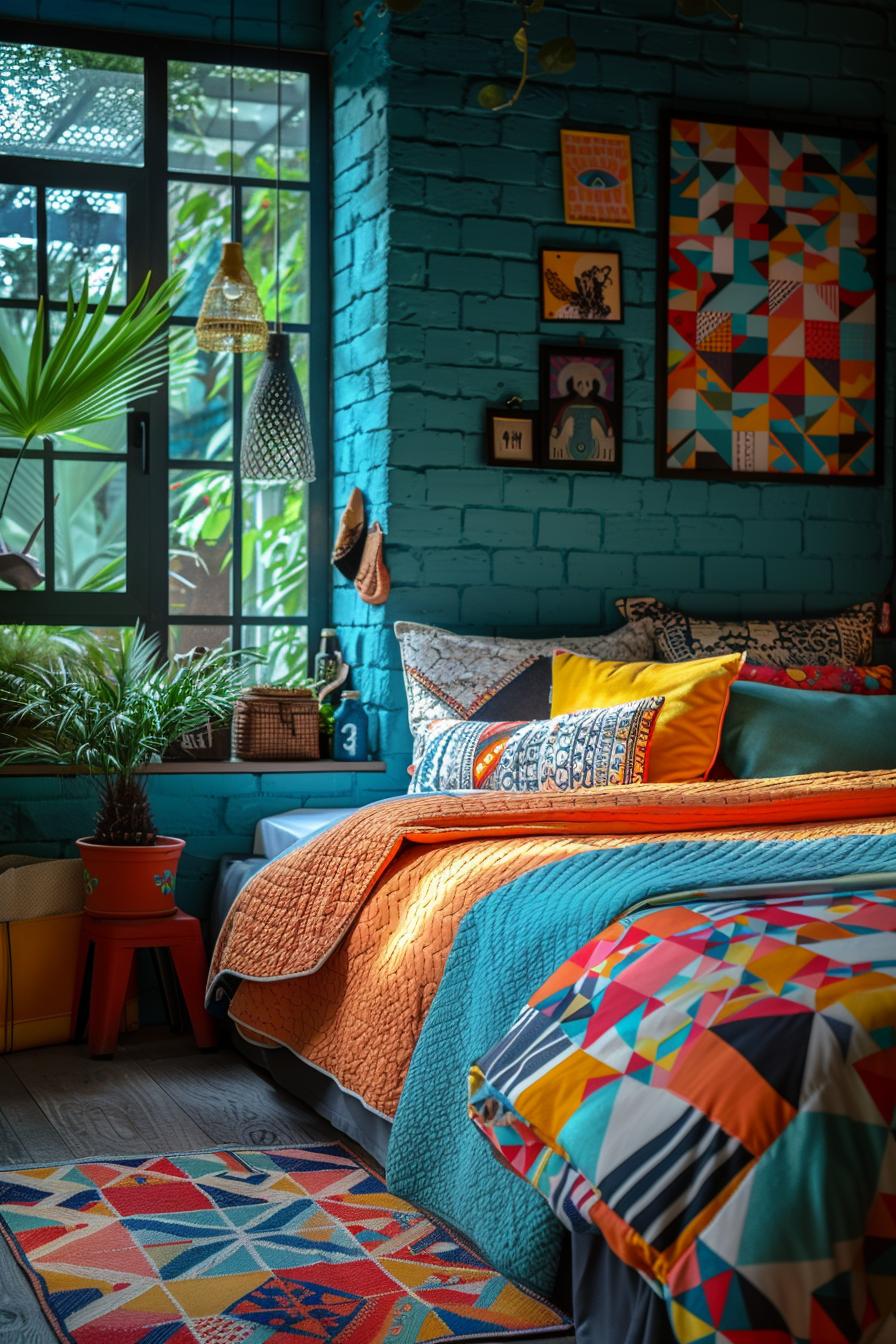 18 Genius Home Bedroom Smoothing Ideas With Small Budget 29 12. Washi Tape Wall Art Ideas-0