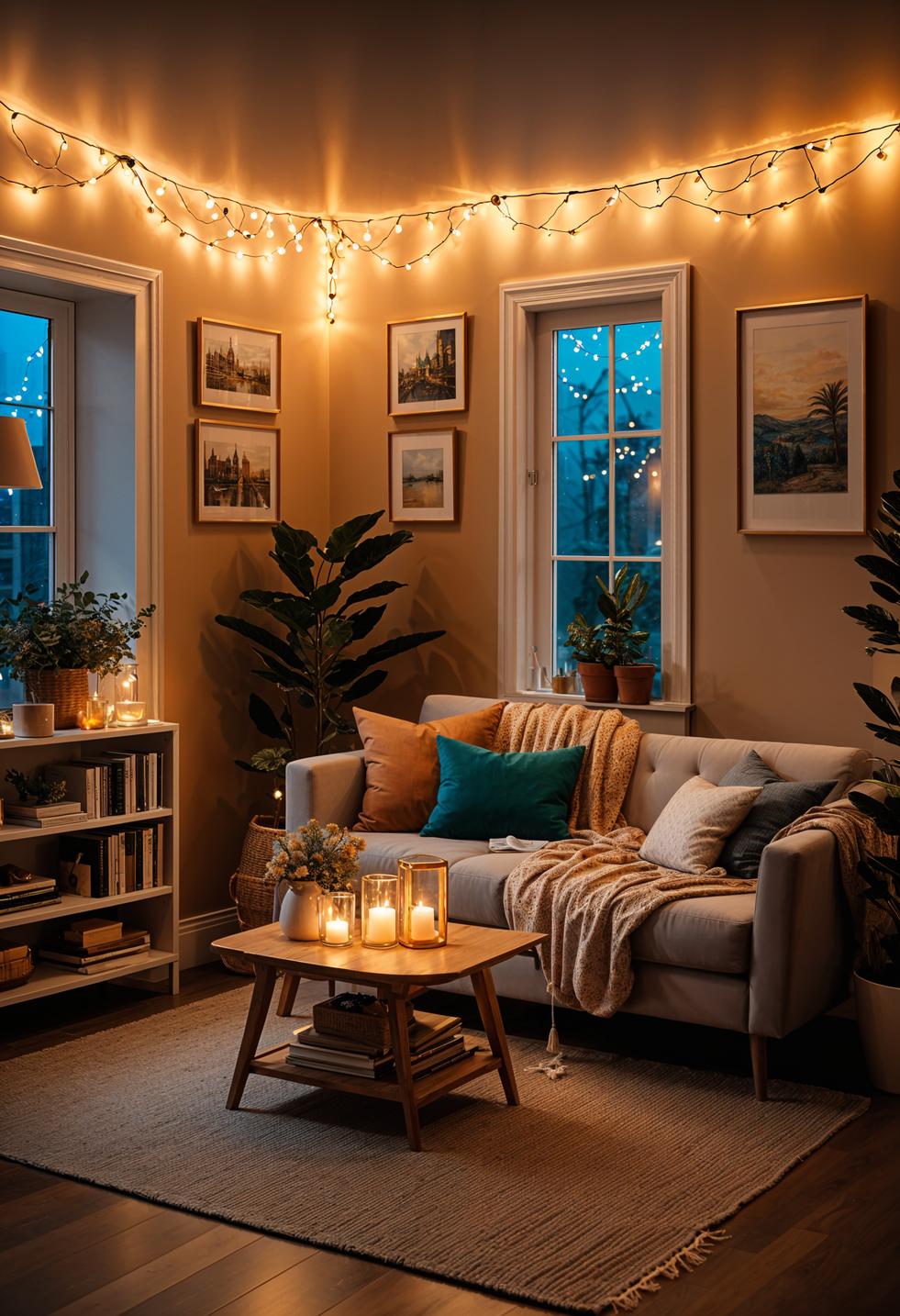 25 Genius Tiny Living Room Ideas 66 21. Wonderful LED lighting ideas-0