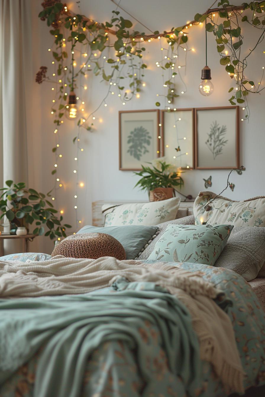 18 Genius Home Bedroom Smoothing Ideas With a Budget 17 6. Wonderful photo display ideas-1