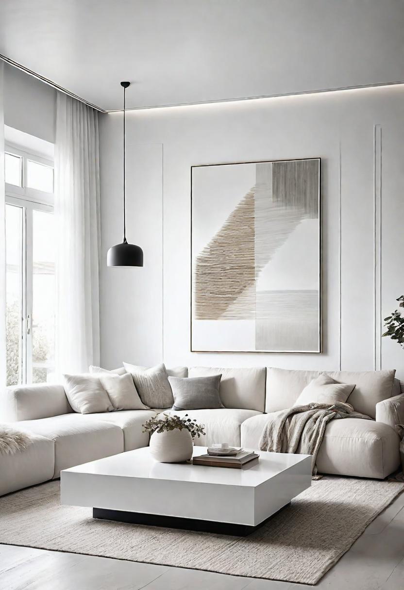 49 Modern Living Room Ideas: Create a Contemporary Haven 41 33. Whiteout Elegance: Textural Serenity-0