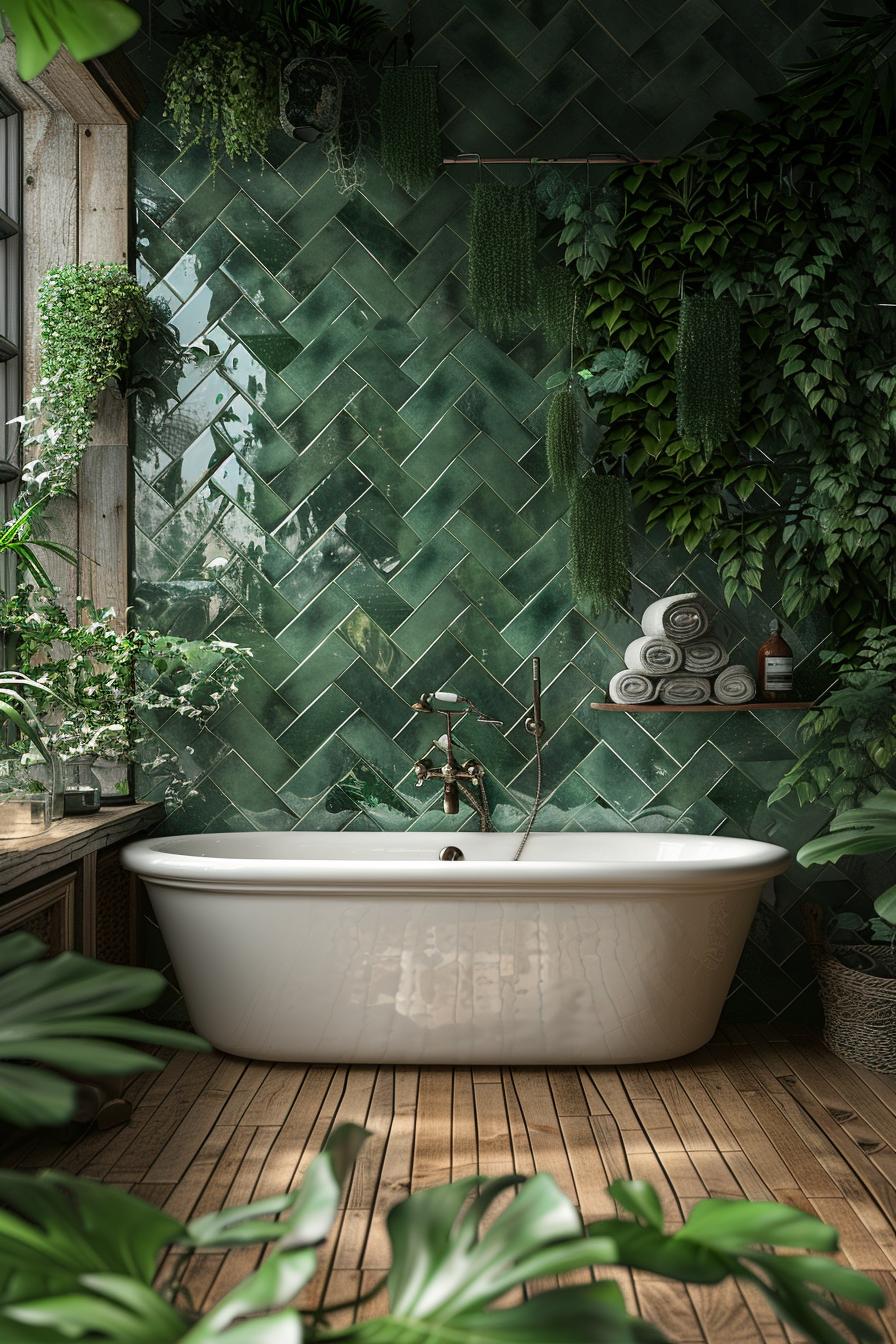 19 trendy bathroom tiles ideas, the WoW 32 18. Wild inspired bathroom tile-0