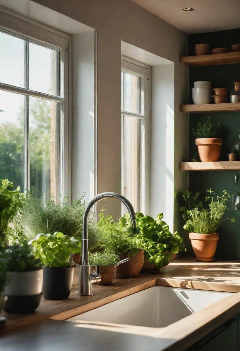 43 Aesthetic Kitchen Ideas to Transform Your Space 7 5. Windowsill Herb Gardens-0