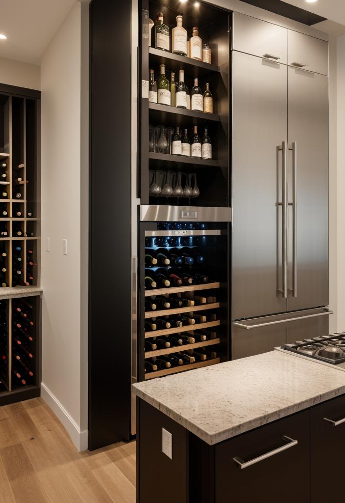 39 Cutting-Edge Modern Kitchen Design Ideas: Contemporary Style 38 30. Wine Storage Solutions: Integrated vs Racks-0