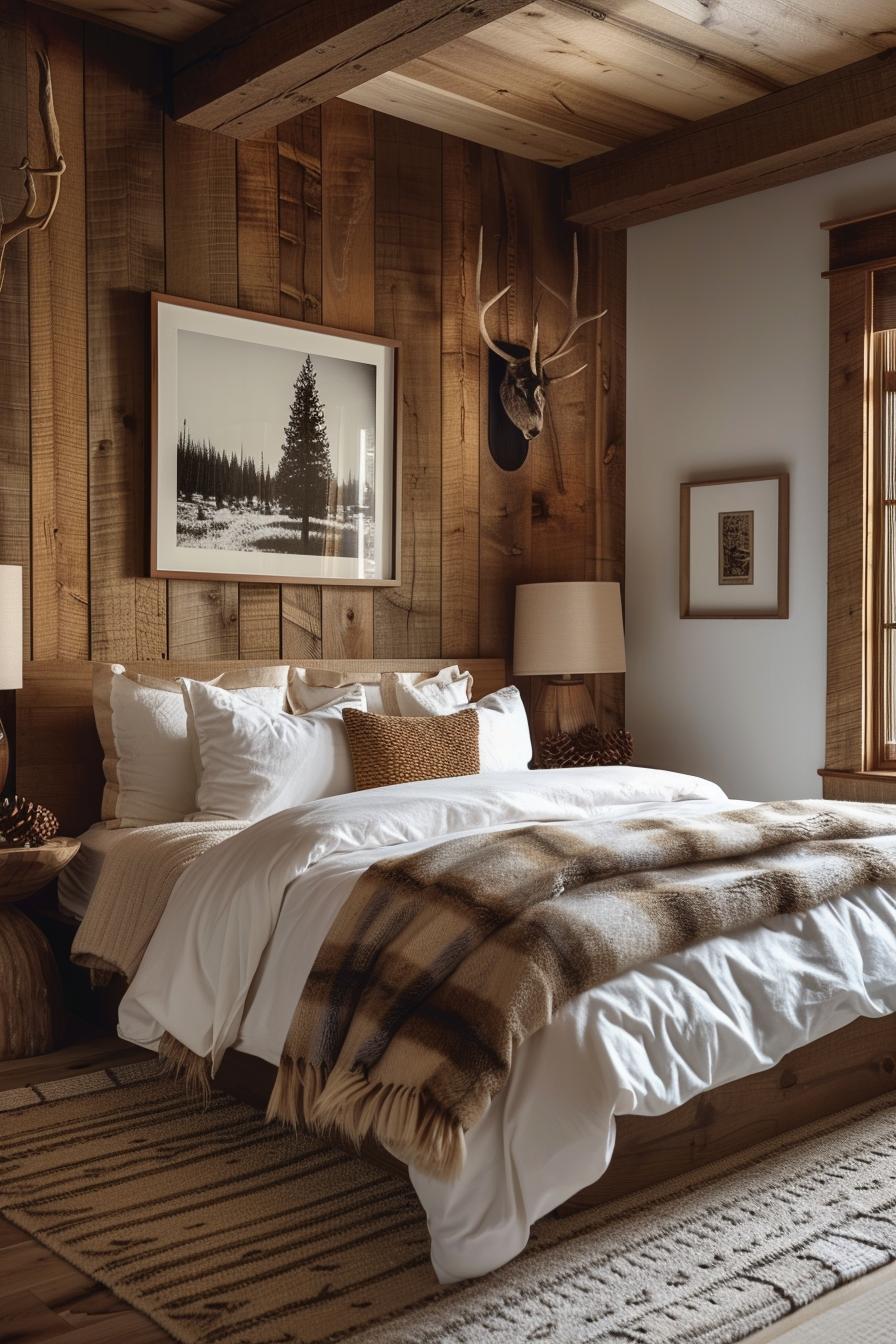 19 Best earthy modern bedroom ideas for a cozy retreat 58 17. Winter Woodland Bedroom Inspiration-0