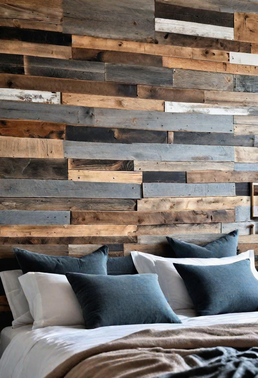 61 Inspiring Bedroom Wall Decor Ideas: Transform Your Space into a Dreamy Retreat 12 10. Wood Headboard Wall-0