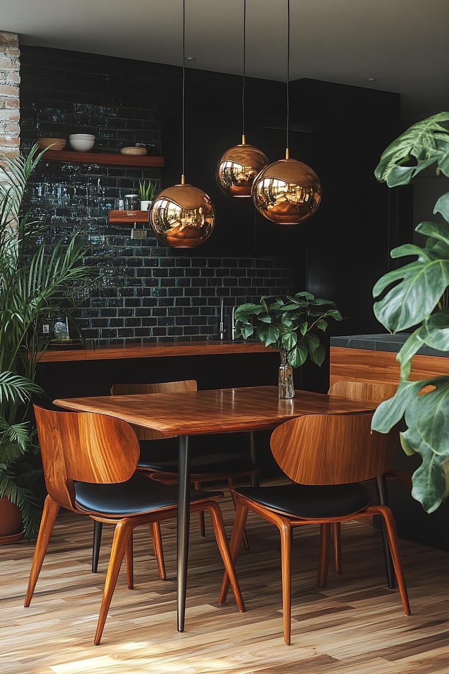 23 breathtaking modern dining tables from the middle of the century, which you love 53 20. Holzton mixture in dining table-0