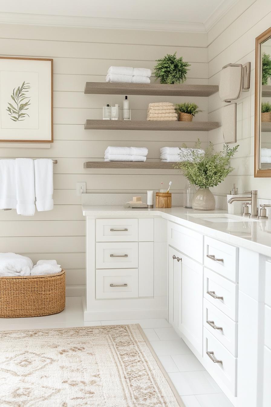 15 new bathroom design trends for 2024 and 2025 33 11. Wood and white bathroom trends-0