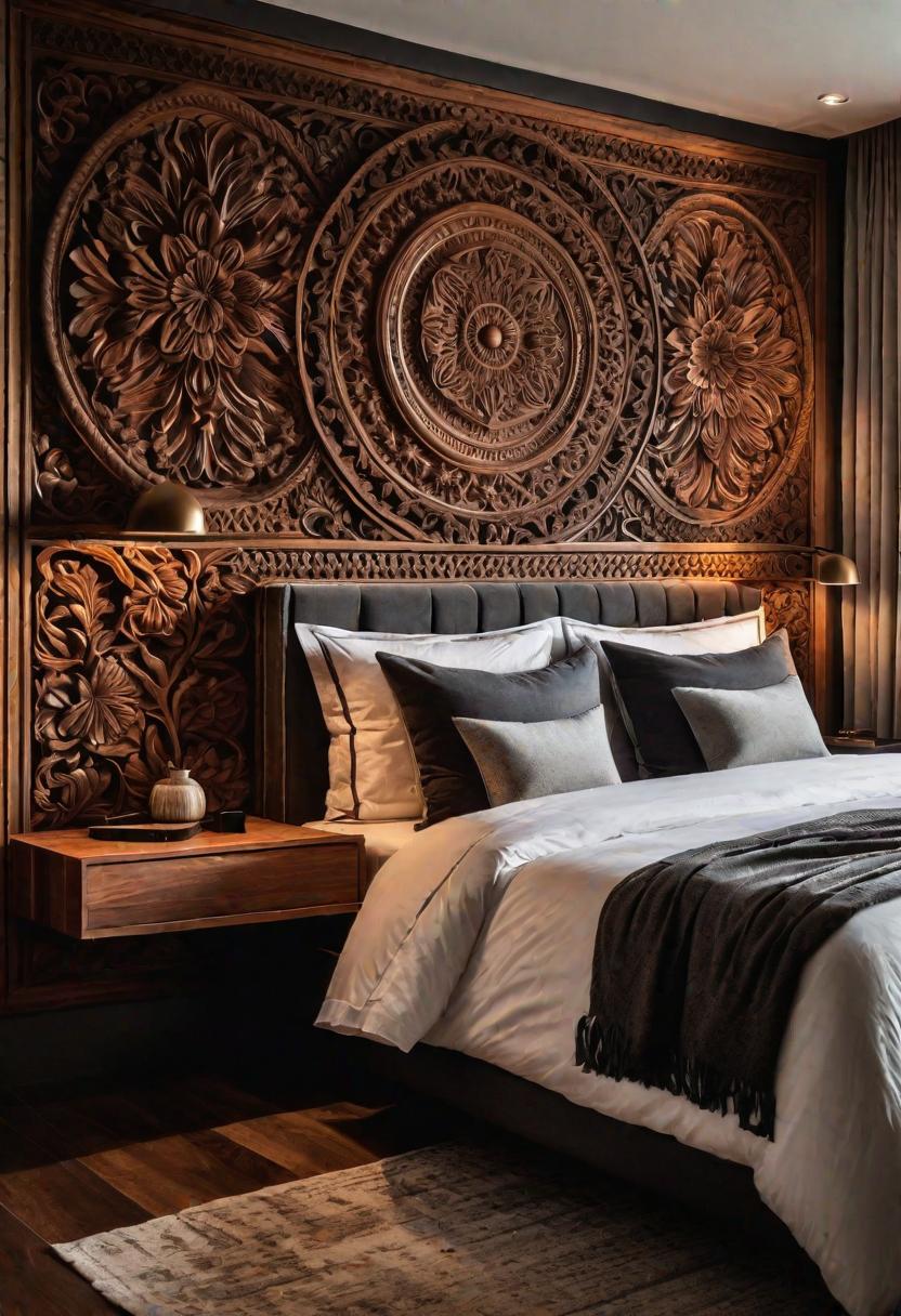 61 Inspiring Bedroom Wall Decor Ideas: Transform Your Space into a Dreamy Retreat 60 58. Wooden Wall Panel Ideas-0